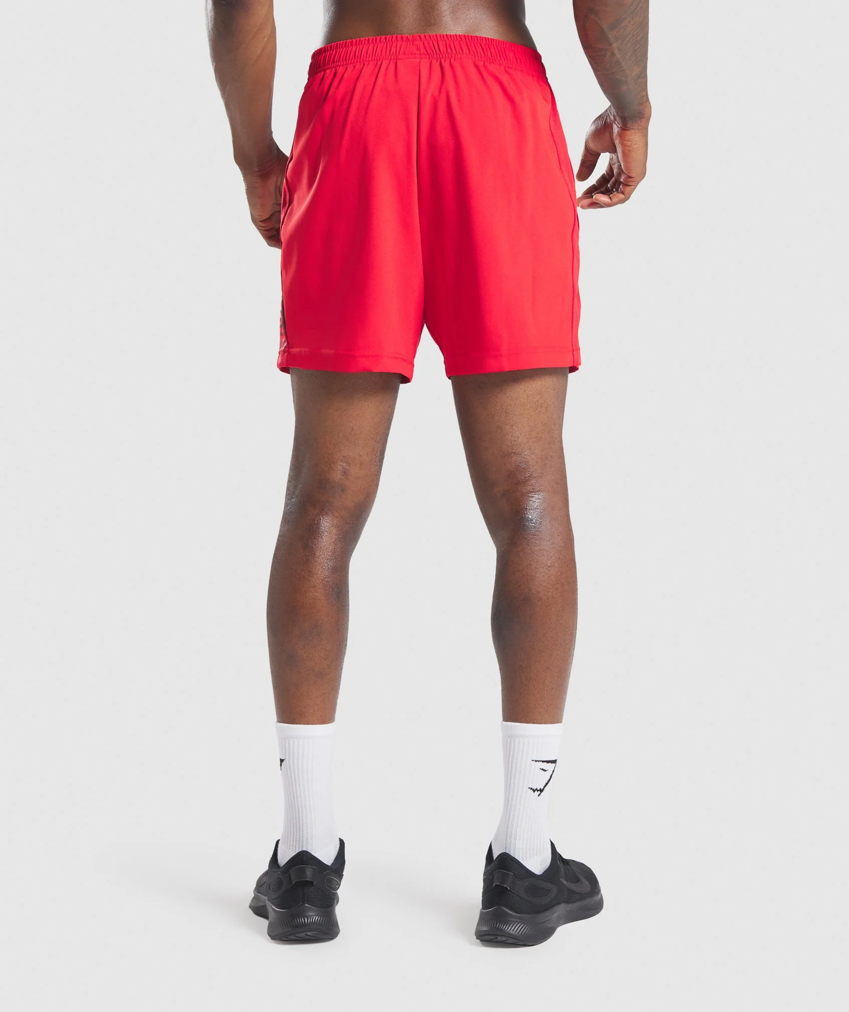 Gymshark Graphic Sport Shorts - Red - Image 2