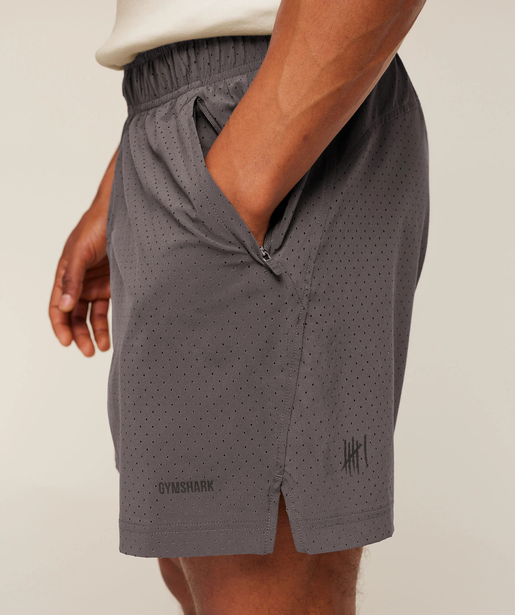 Gymshark x CBUM Short - Greyed Purple - Image 9