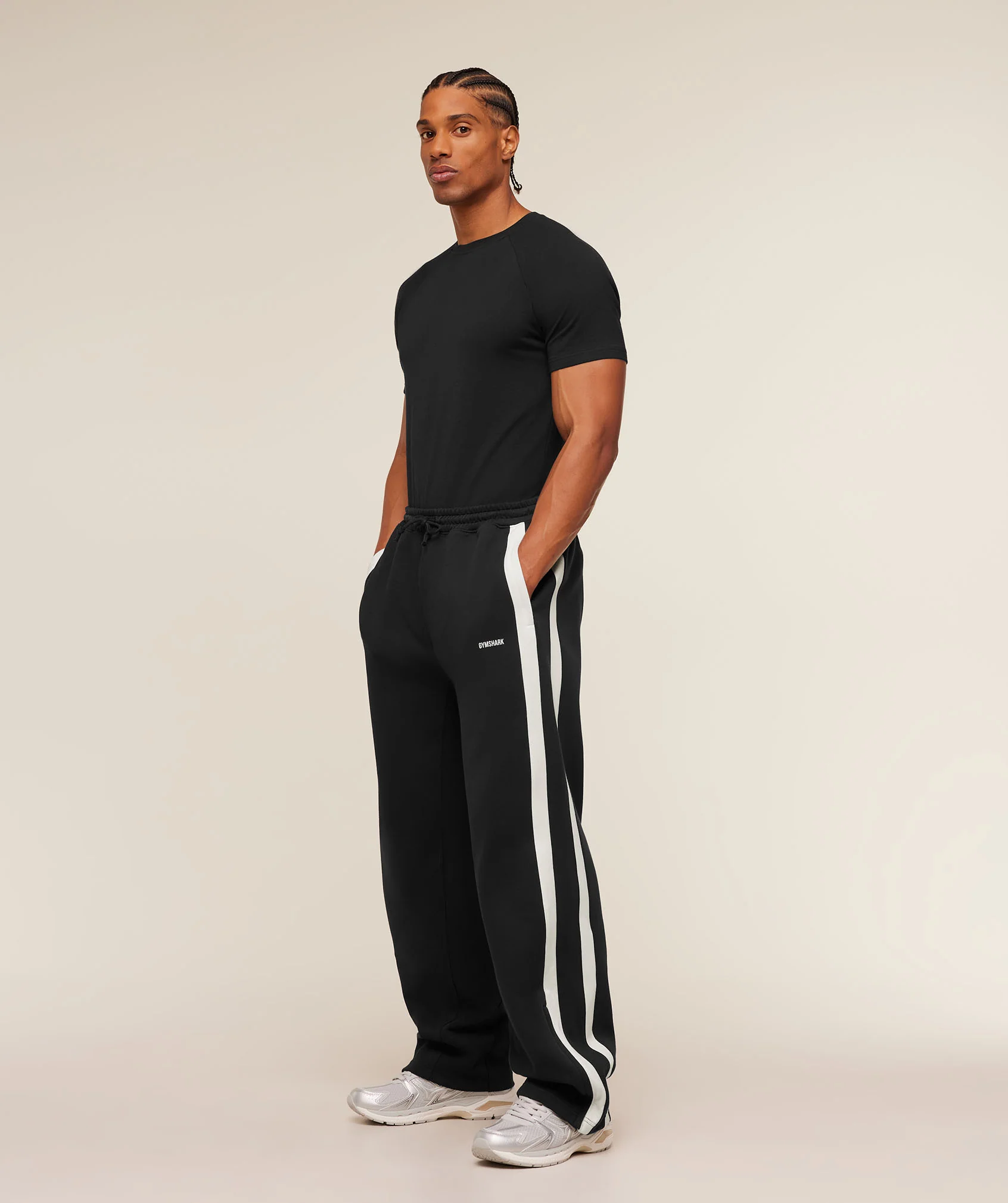 Gymshark x CBUM Straight Leg Jogger - Black - Image 5
