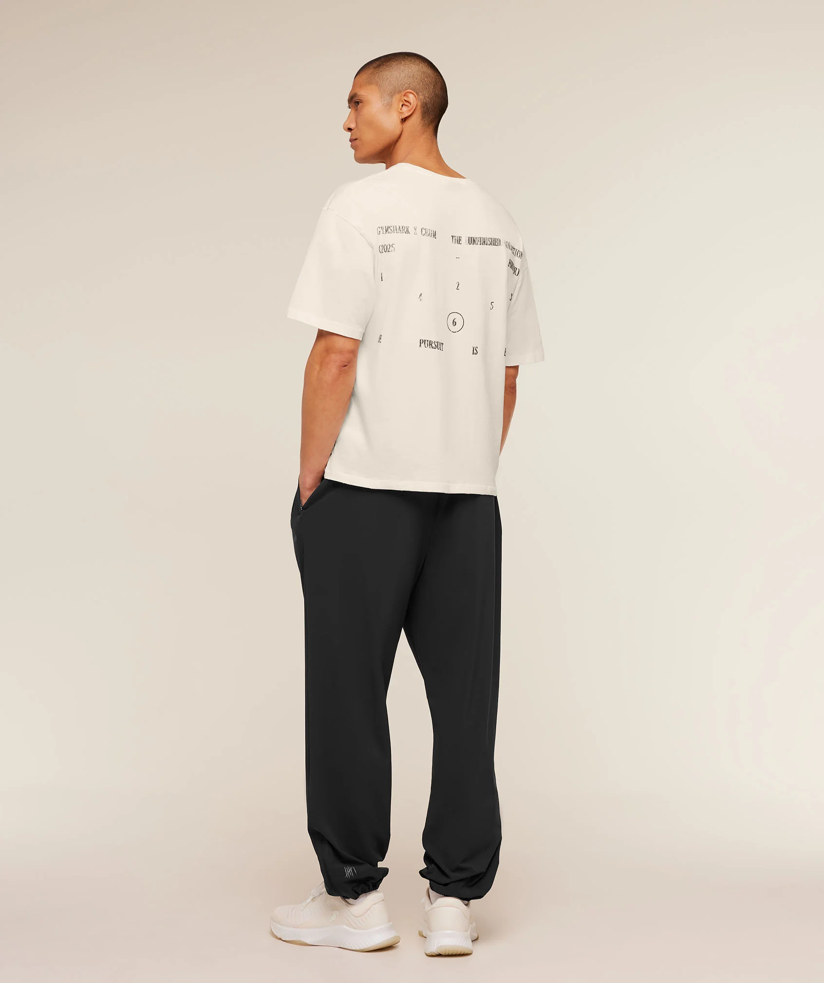 Gymshark x CBUM T-Shirt - Soft White - Image 5