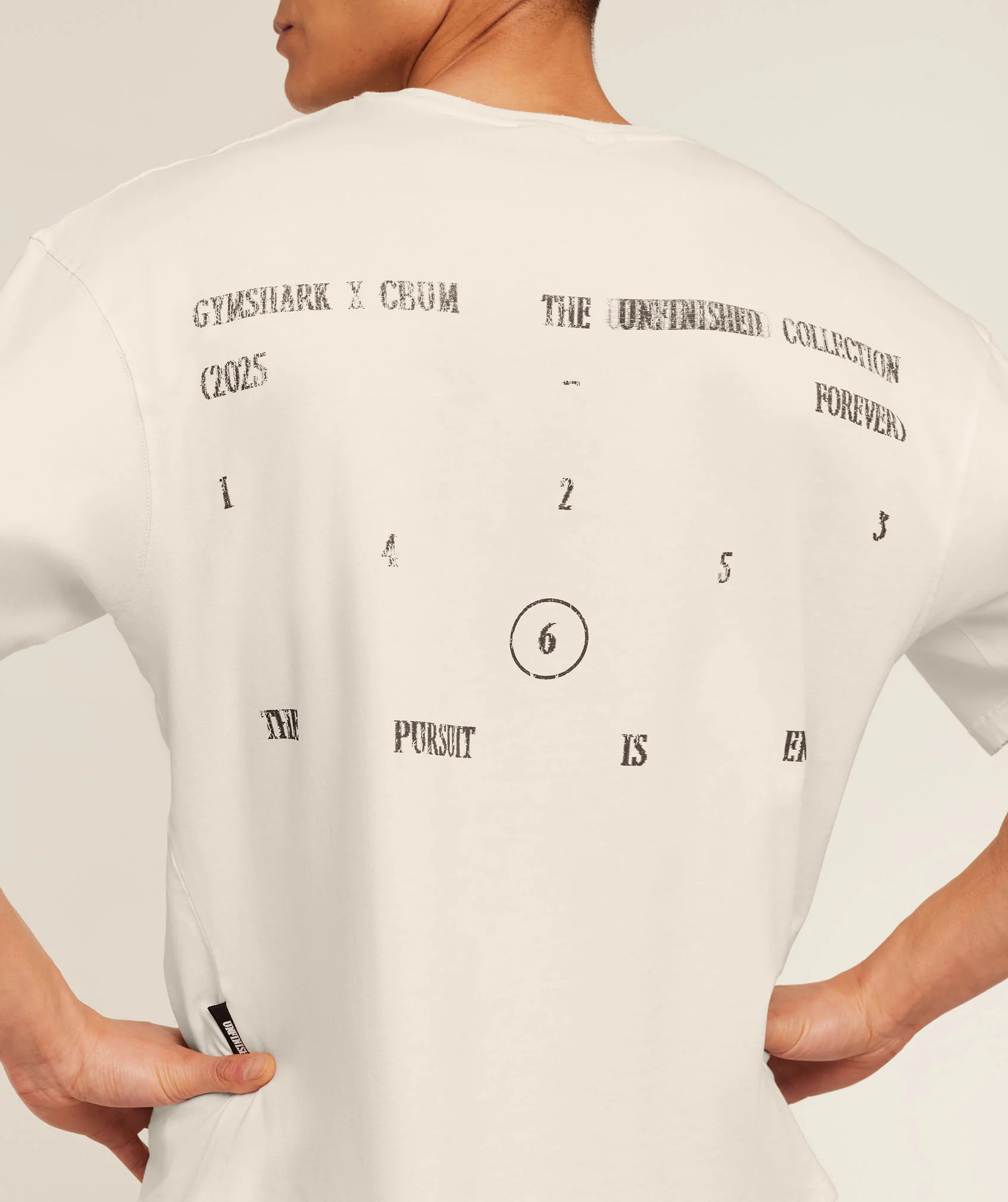 Gymshark x CBUM T-Shirt - Soft White - Image 7