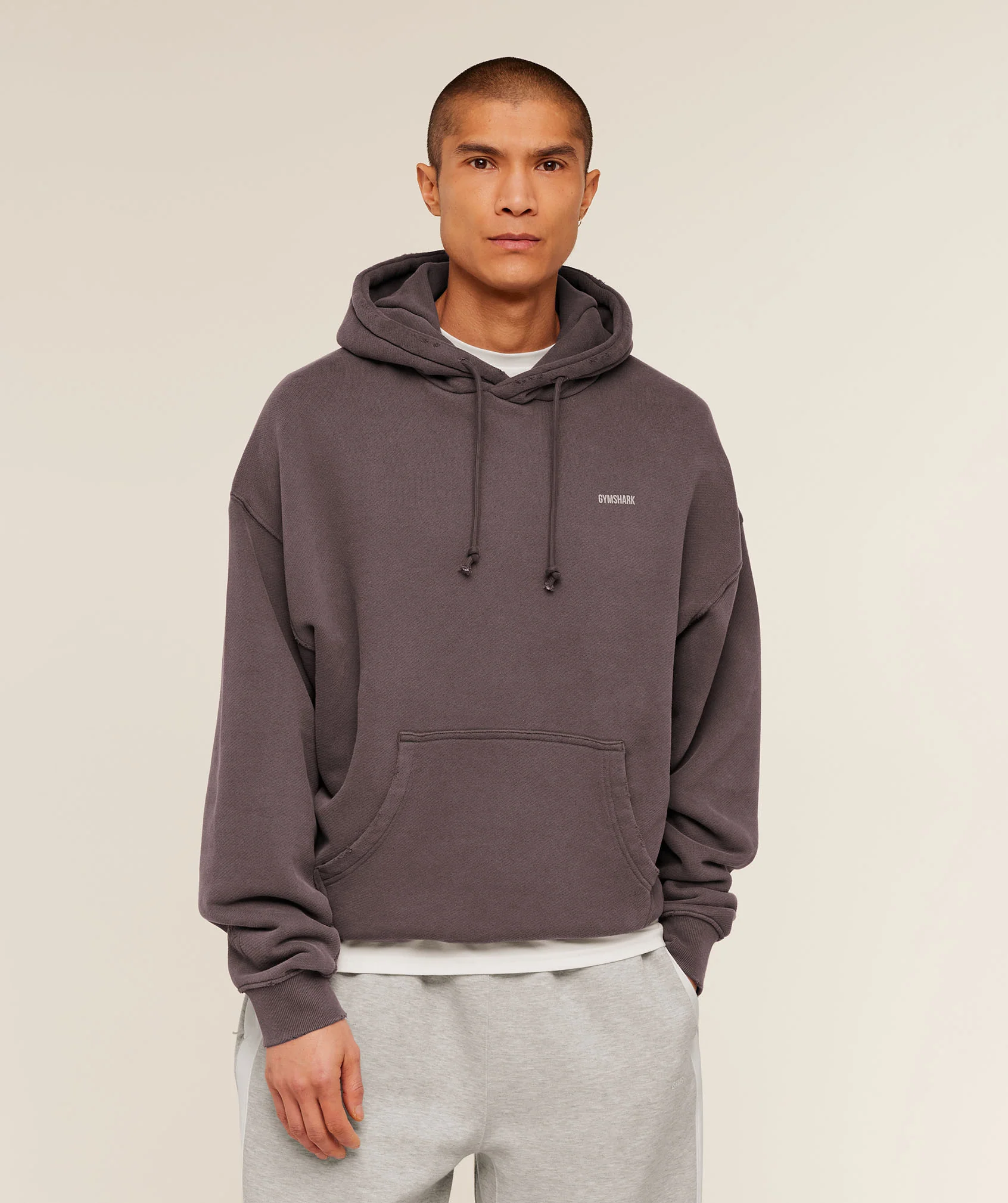 Gymshark x CBUM Washed Hoodie - Greyed Purple - Image 2