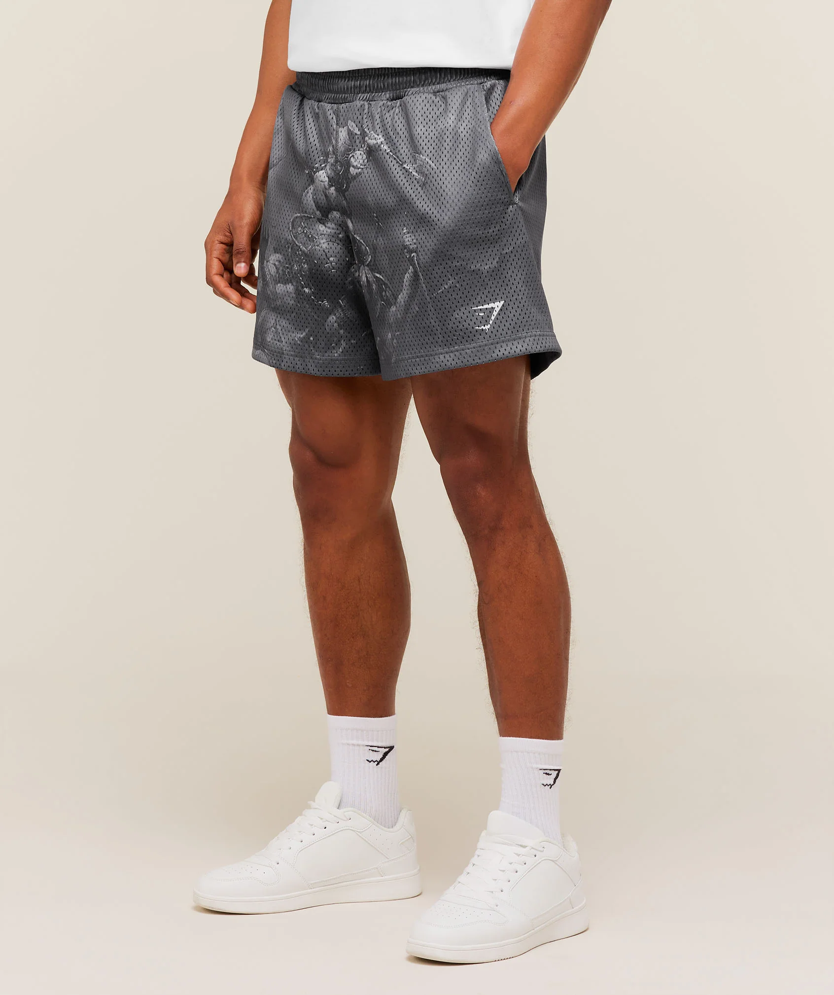 Gymshark x Frazetta Power Shorts - Onyx Grey - Image 3