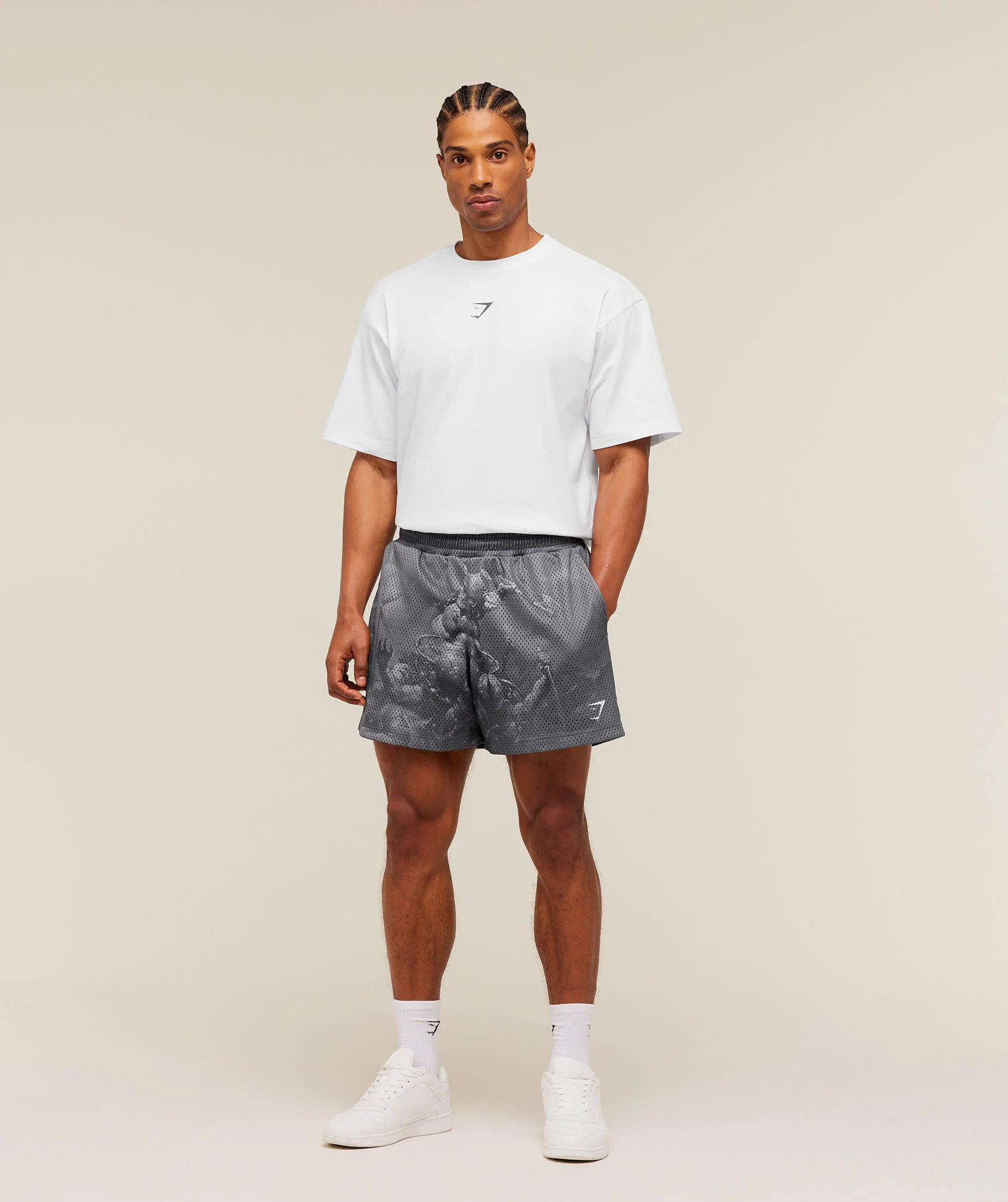 Gymshark x Frazetta Power Shorts - Onyx Grey - Image 4