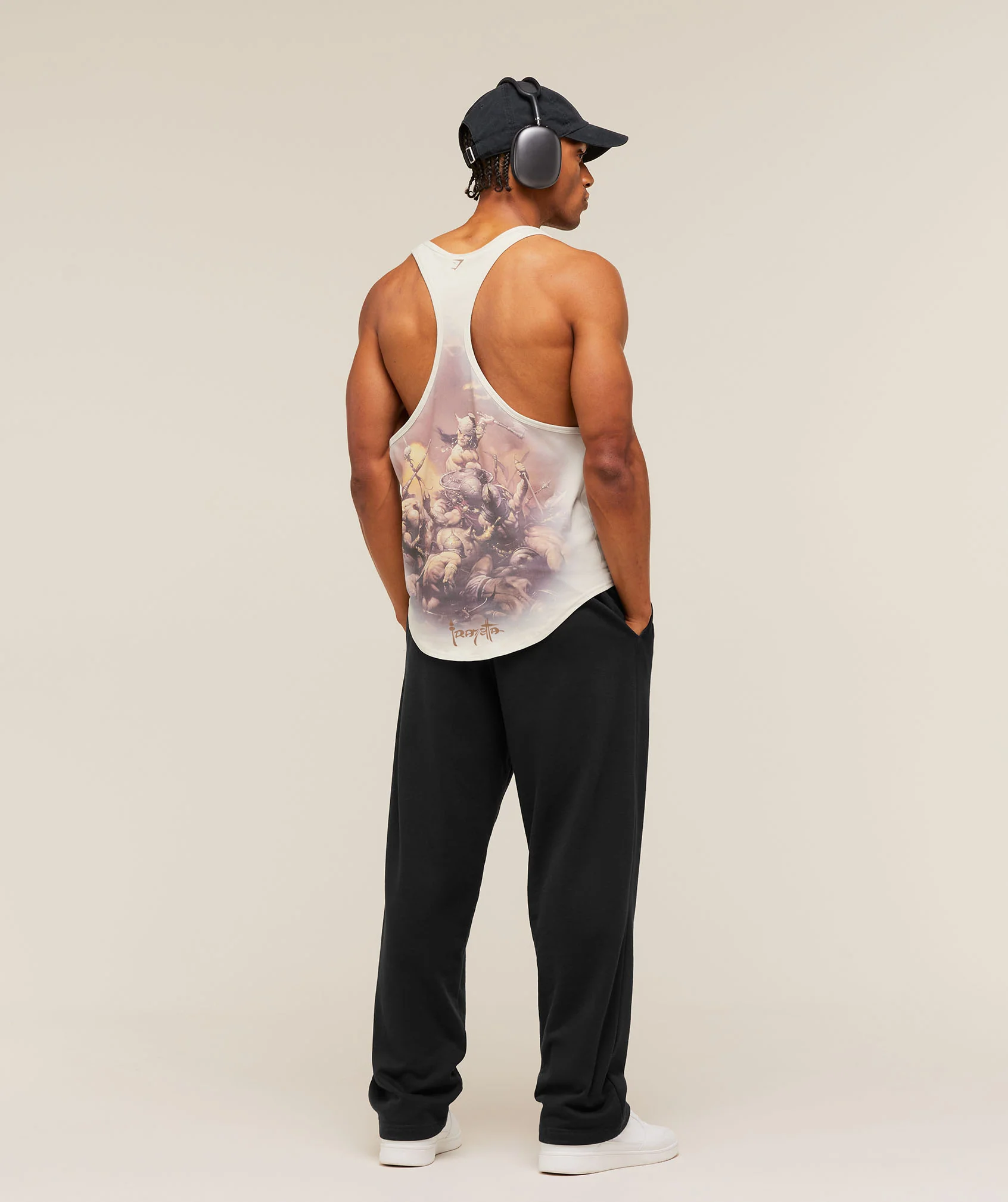 Gymshark x Frazetta Power Stringer - Tinted White - Image 4
