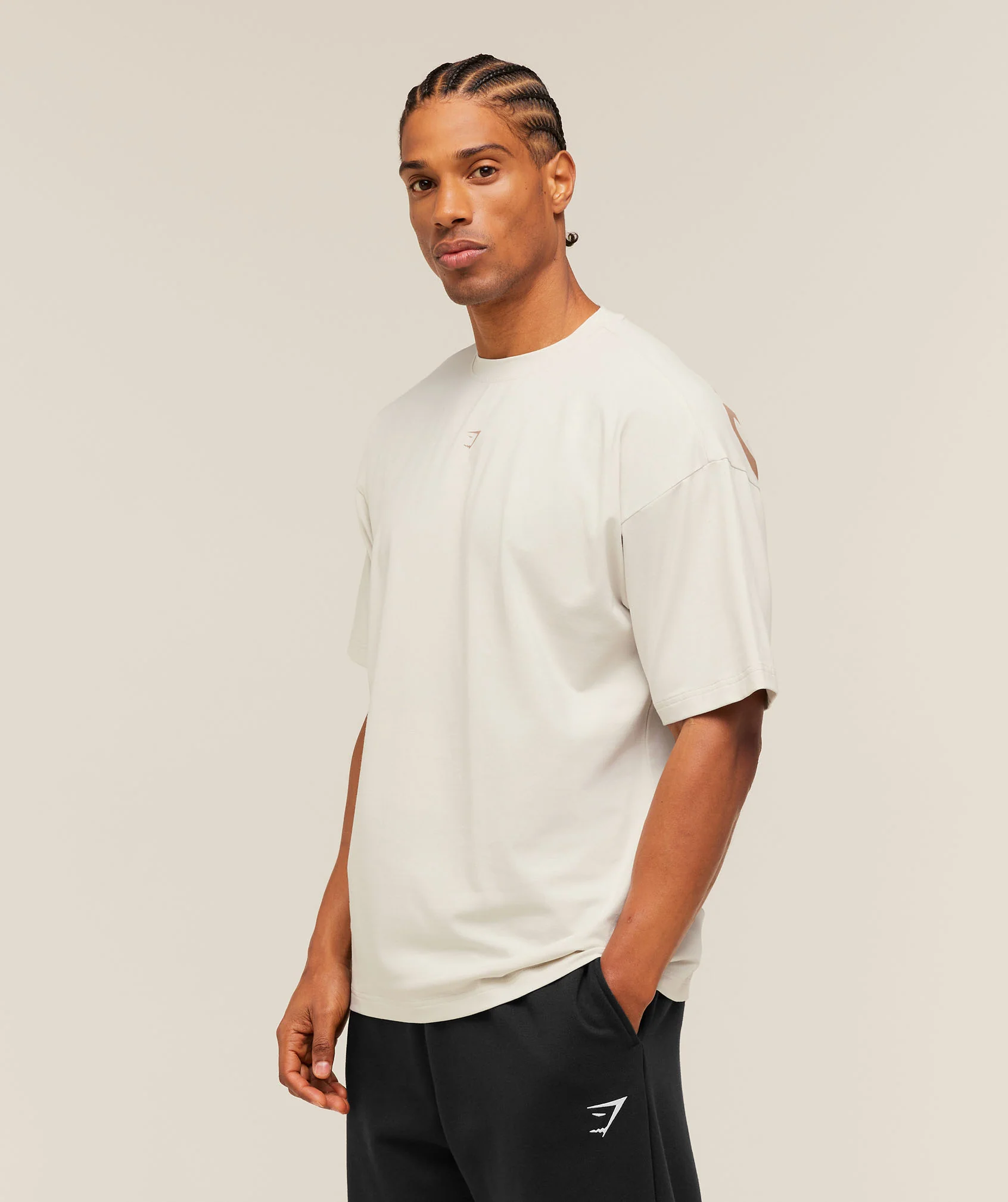 Gymshark x Frazetta Power T-Shirt - Tinted White - Image 3