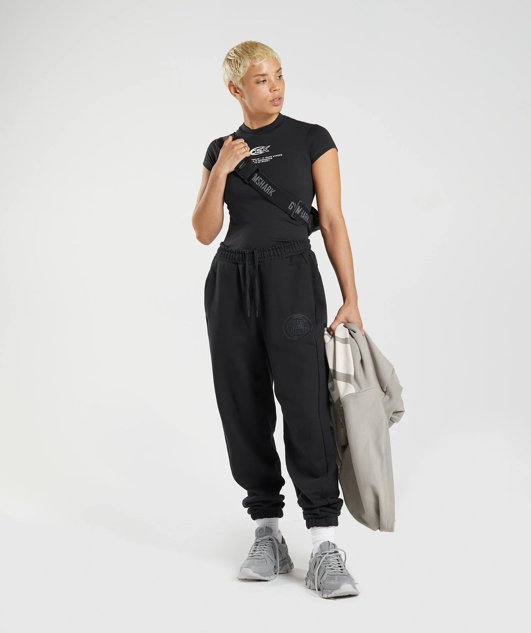Gymshark GS10 Year Joggers - Black - Image 4