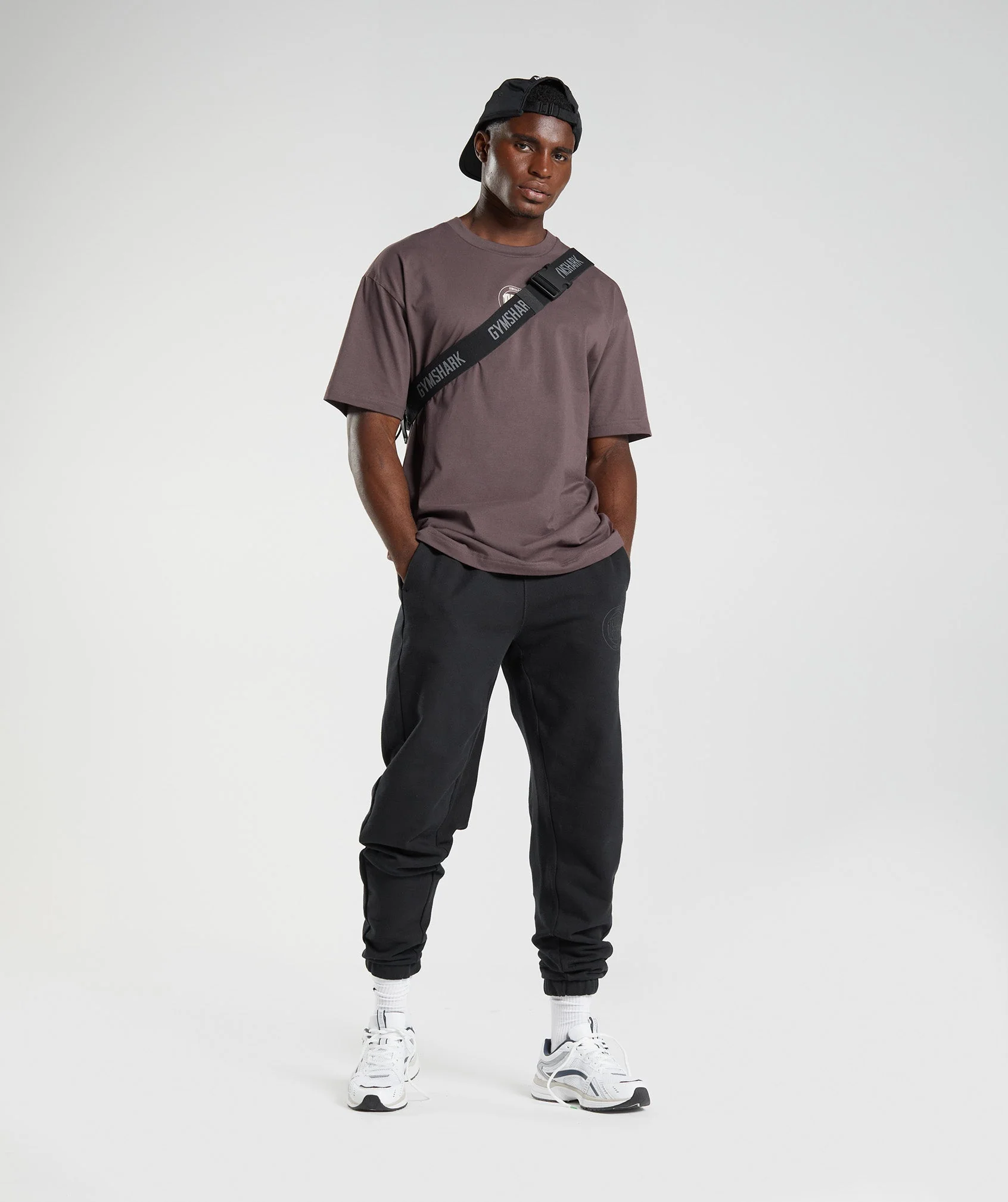 Gymshark GS10 Year Oversized T-Shirt - Chocolate Brown - Image 4