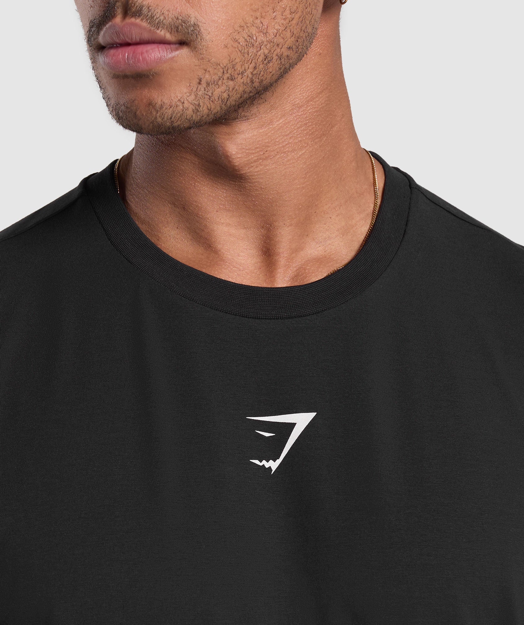 Gymshark GS66 Graphic Oversized T-Shirt - Black - Image 4