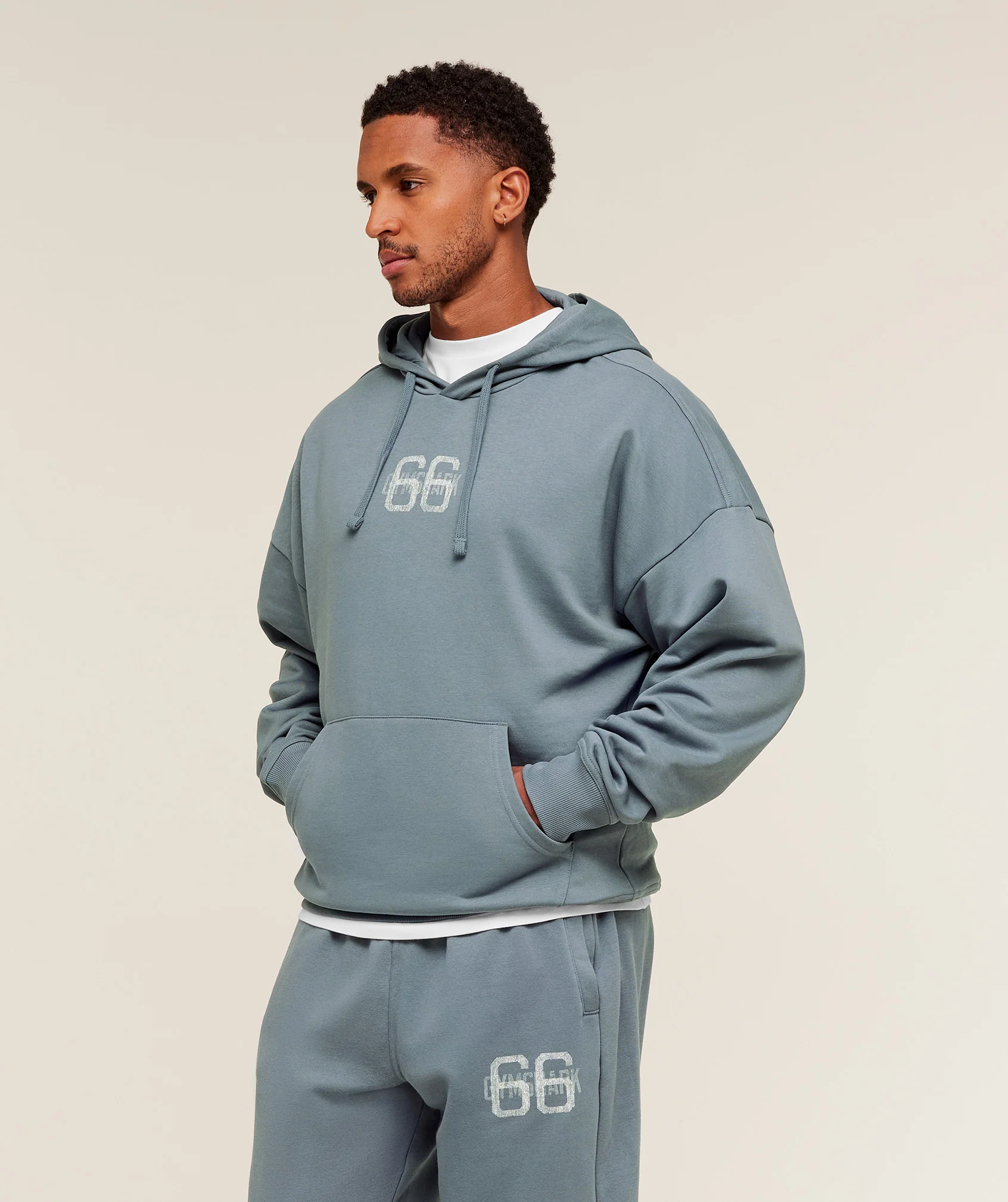 Gymshark GS66 Hoodie - Iron Blue - Image 3