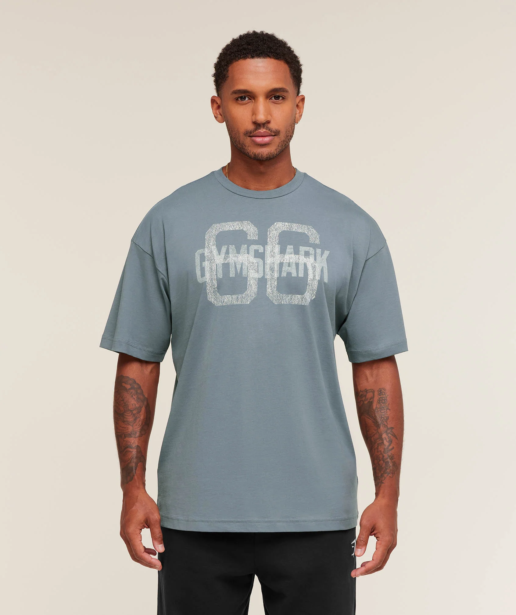Gymshark GS66 T-Shirt - Iron Blue - Image 5