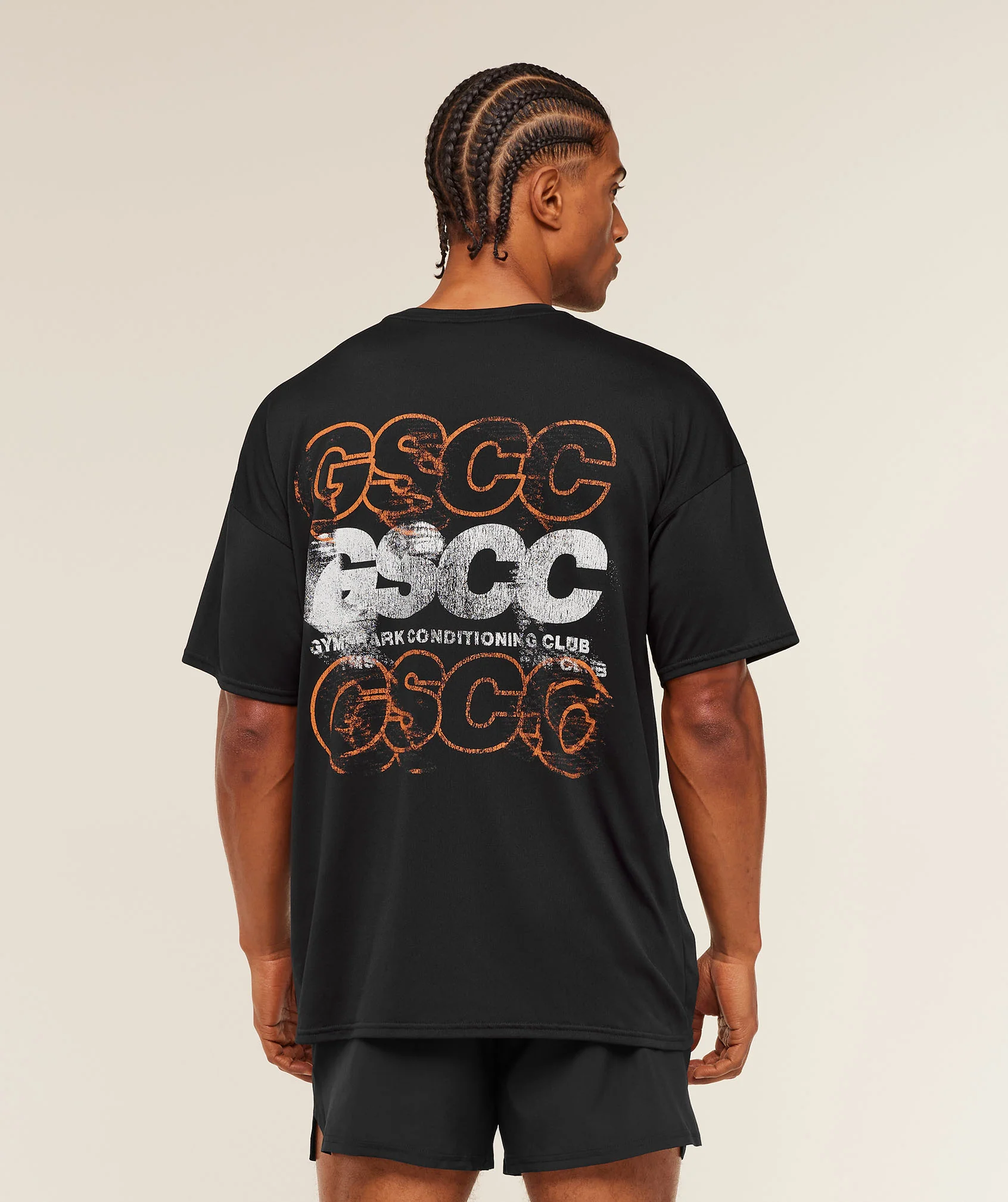 Gymshark GSCC Graphic T-Shirt - Black - Image 6