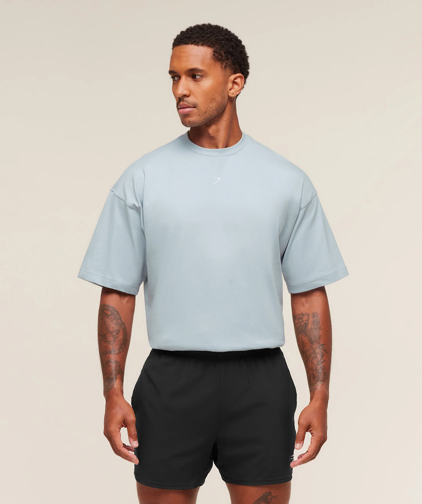 Gymshark GSCC T-Shirt - Smoke Blue - Image 2