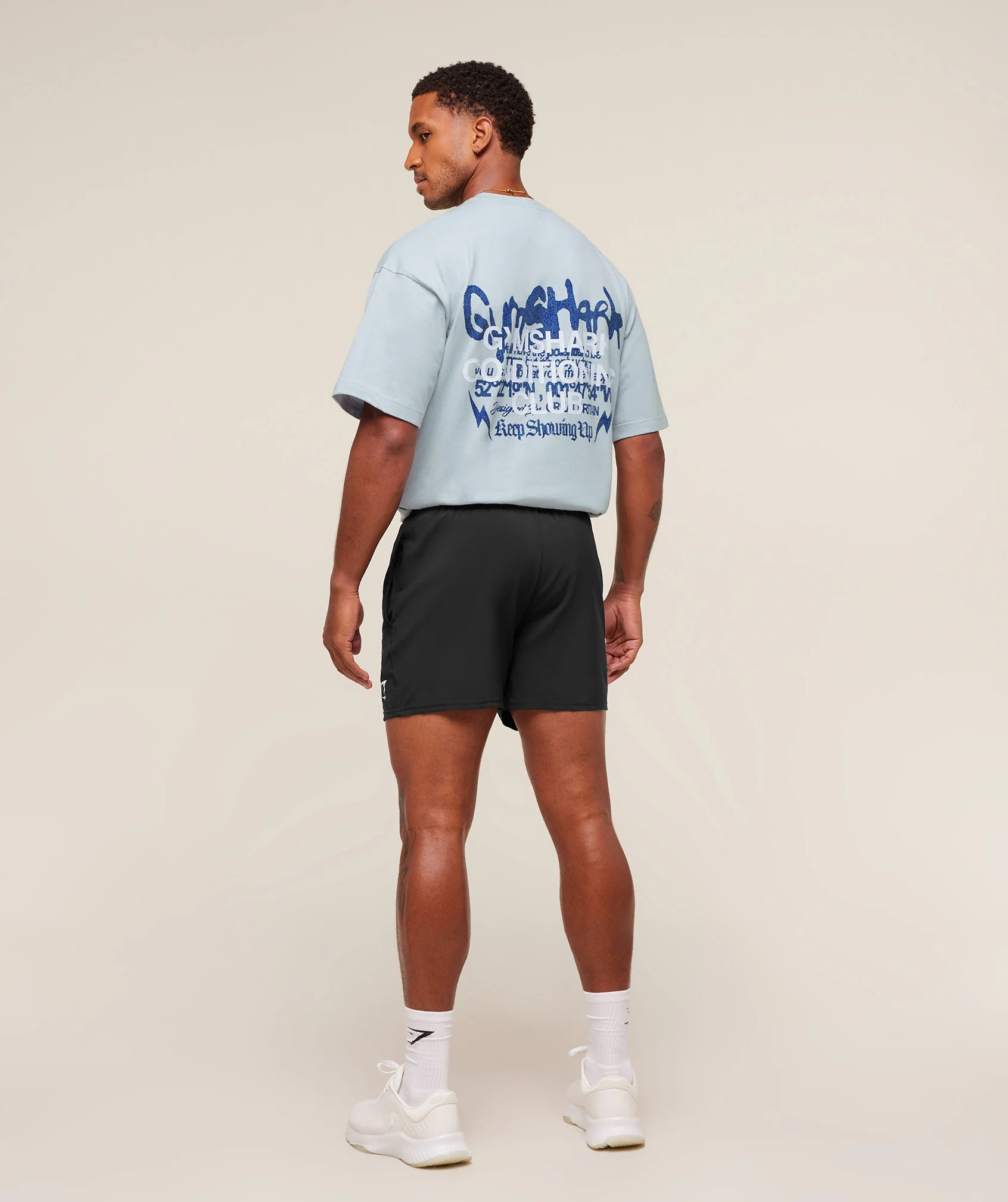 Gymshark GSCC T-Shirt - Smoke Blue - Image 4