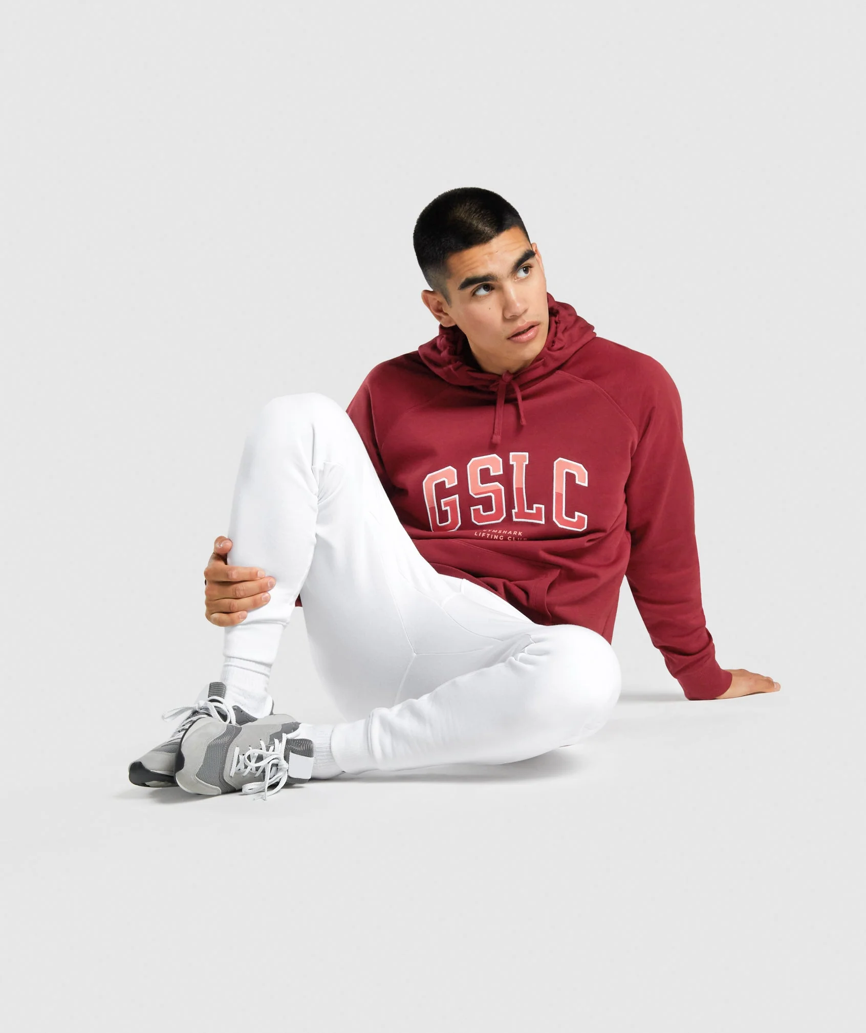 Gymshark GSLC Collegiate Hoodie - Burgundy - Image 4
