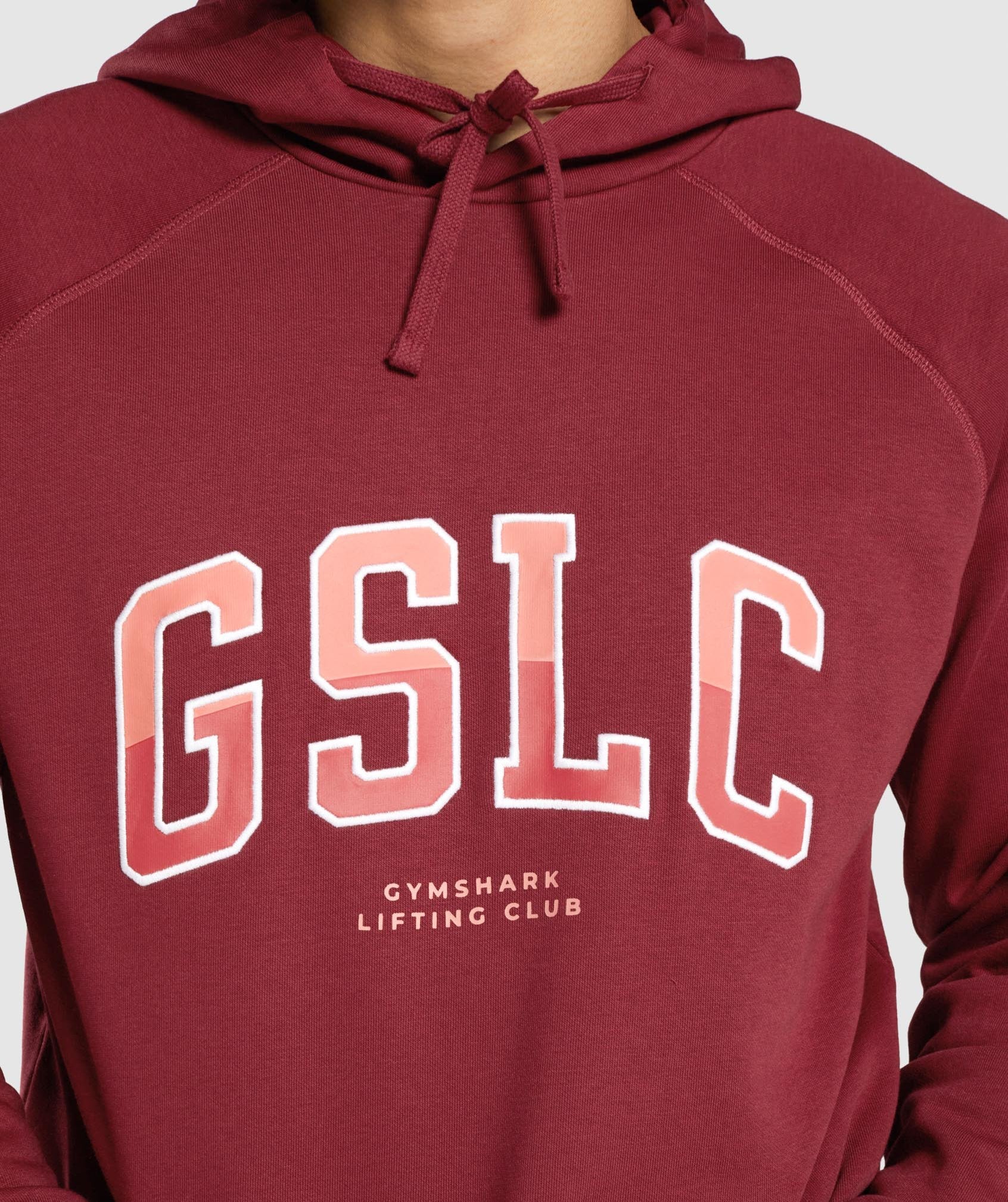 Gymshark GSLC Collegiate Hoodie - Burgundy - Image 5
