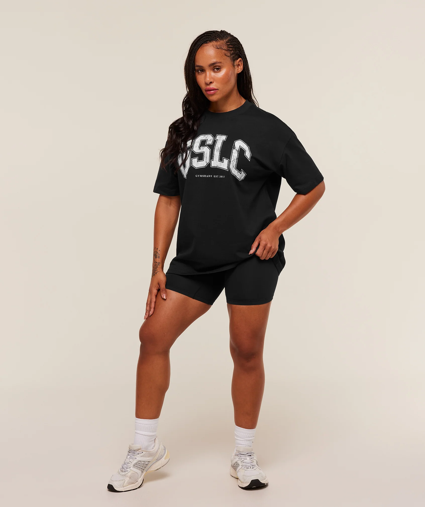 Gymshark GSLC Lifting Club Short Sleeve T-Shirt - Black - Image 6