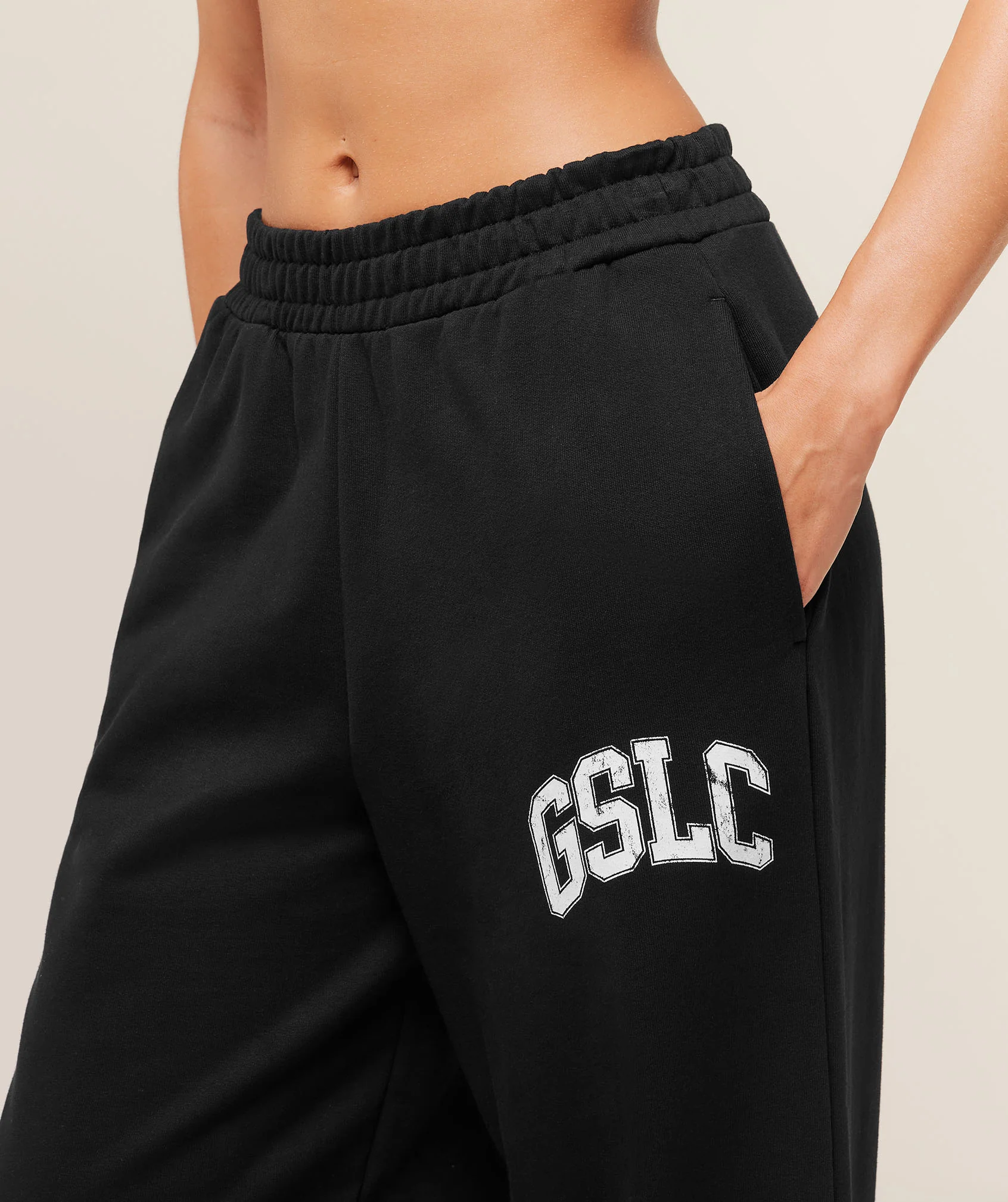 Gymshark GSLC Lifting Club Straight Leg Joggers - Black - Image 5