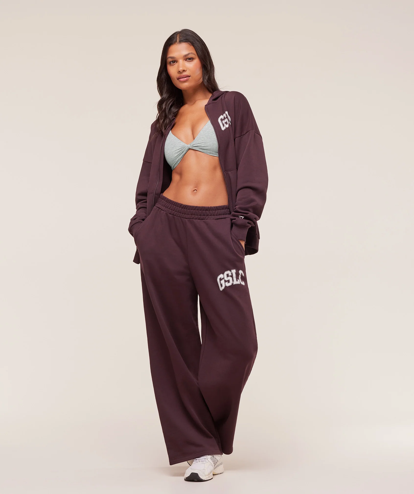 Gymshark GSLC Lifting Club Straight Leg Joggers - Cherry Purple - Image 5