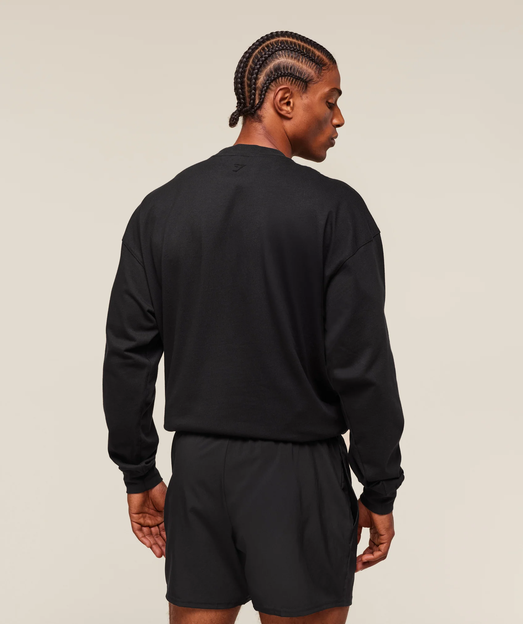 Gymshark GSLC Long Sleeve T-Shirt - Black - Image 2