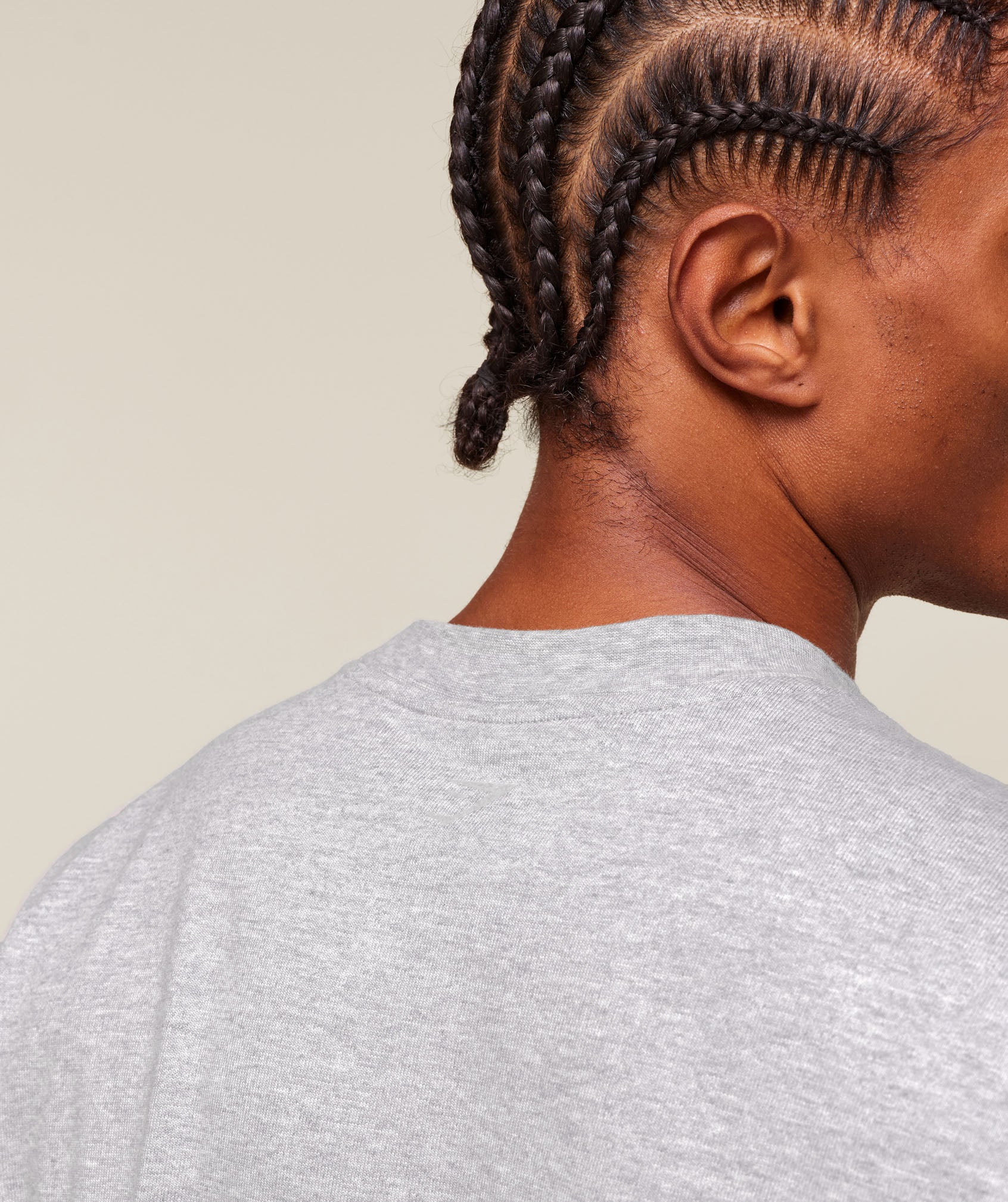 Gymshark GSLC Long Sleeve T-Shirt - Light Grey Core Marl - Image 7