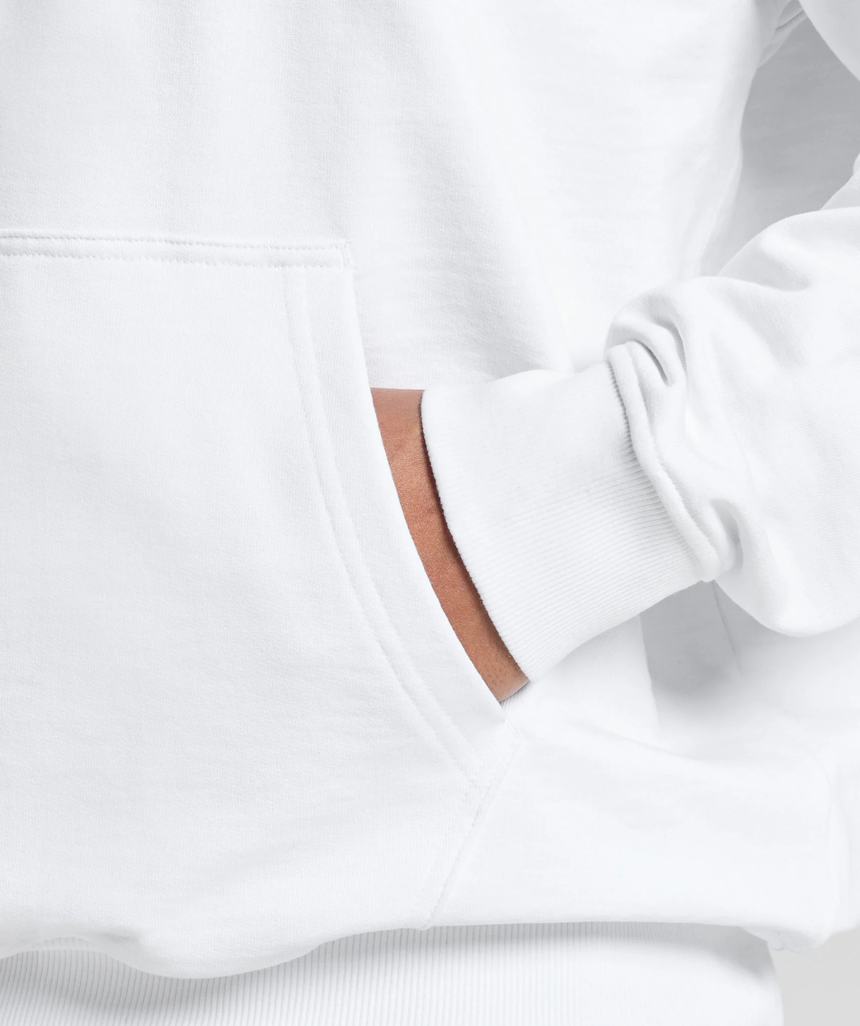 Gymshark GSRC Hoodie - White - Image 6
