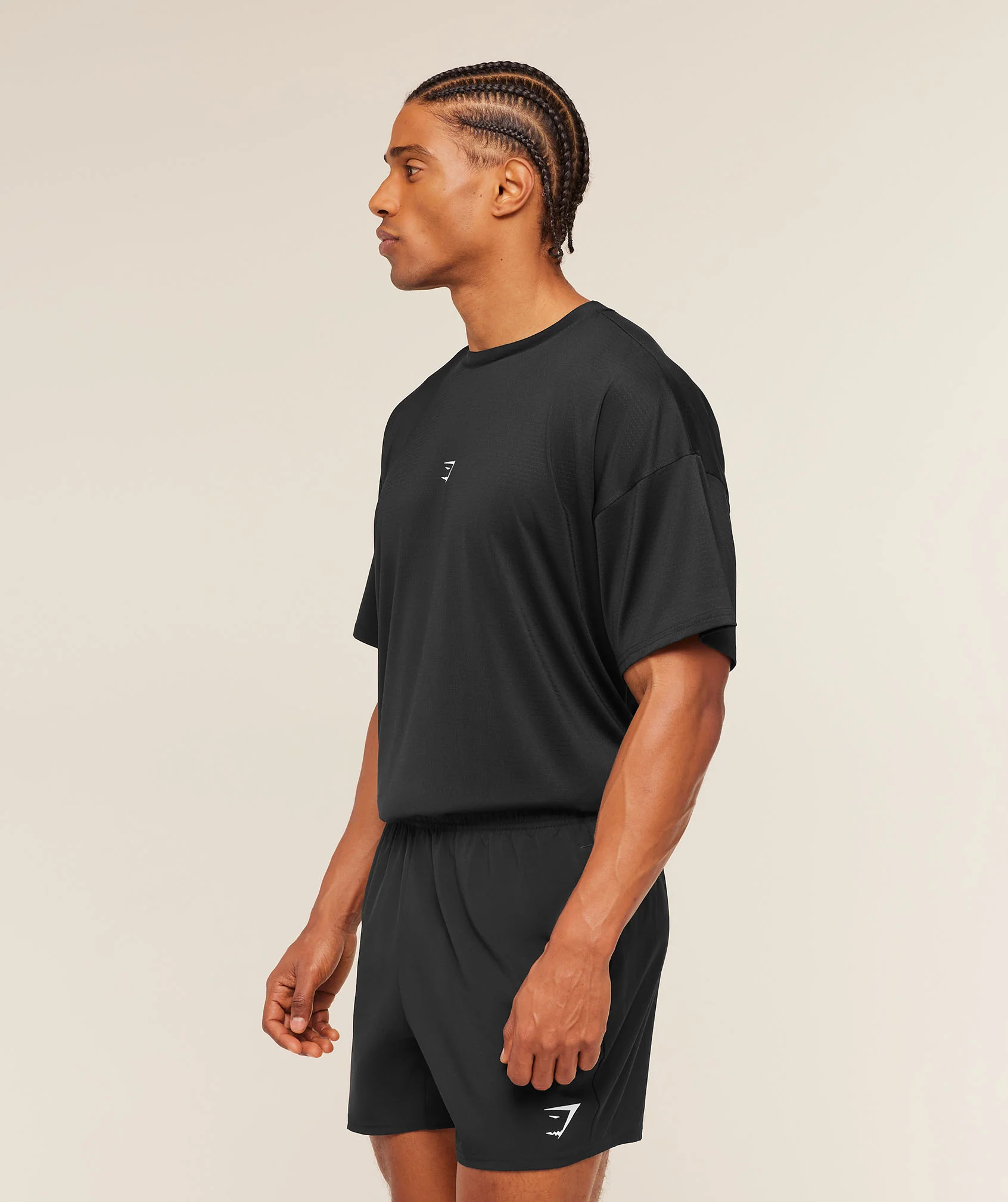 Gymshark GSRC Stencil Graphic T-Shirt - Black - Image 3