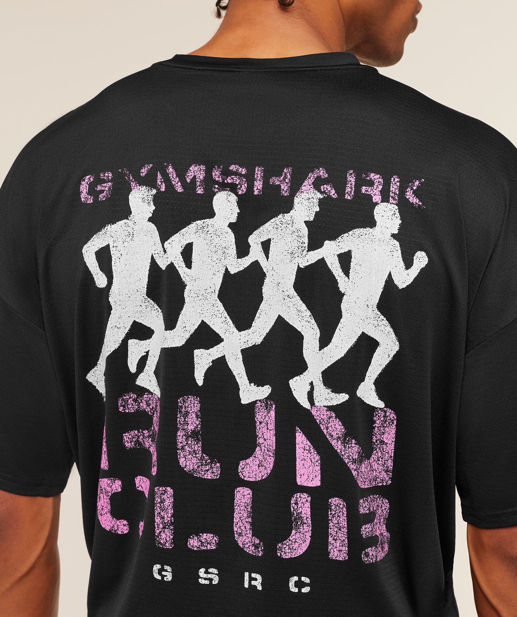 Gymshark GSRC Stencil Graphic T-Shirt - Black - Image 5