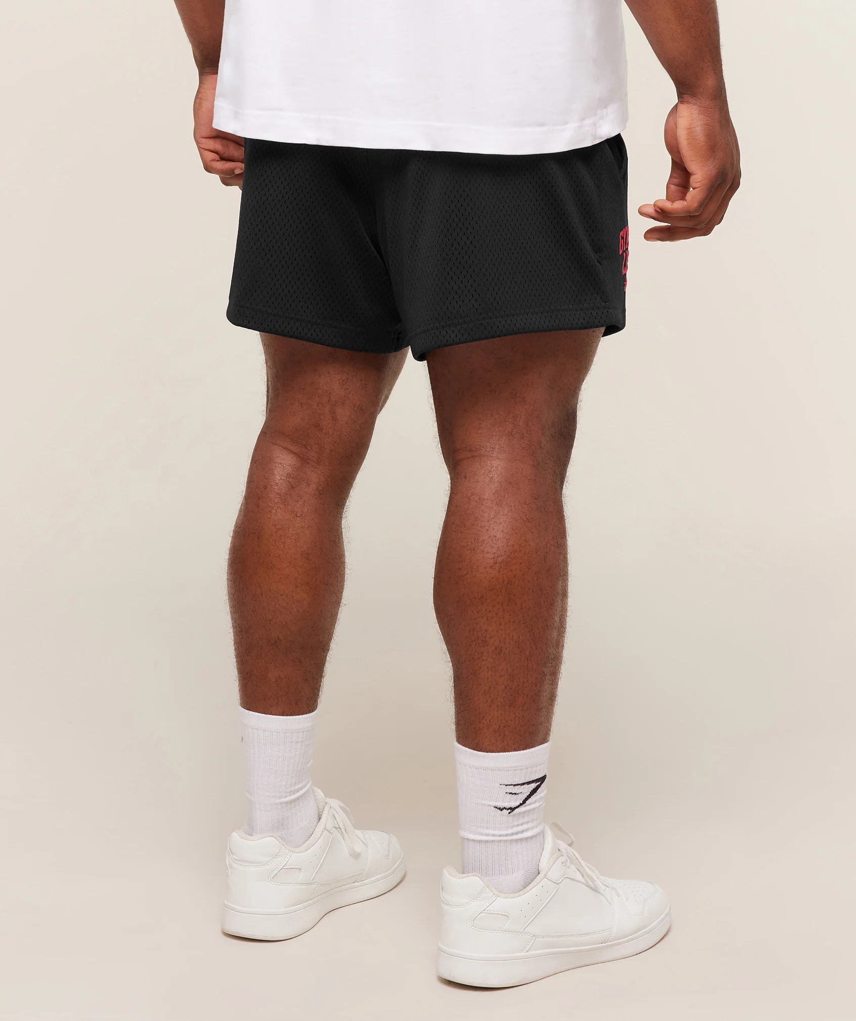 Gymshark Lifting Barbell Mesh 5" Short - Black - Image 2