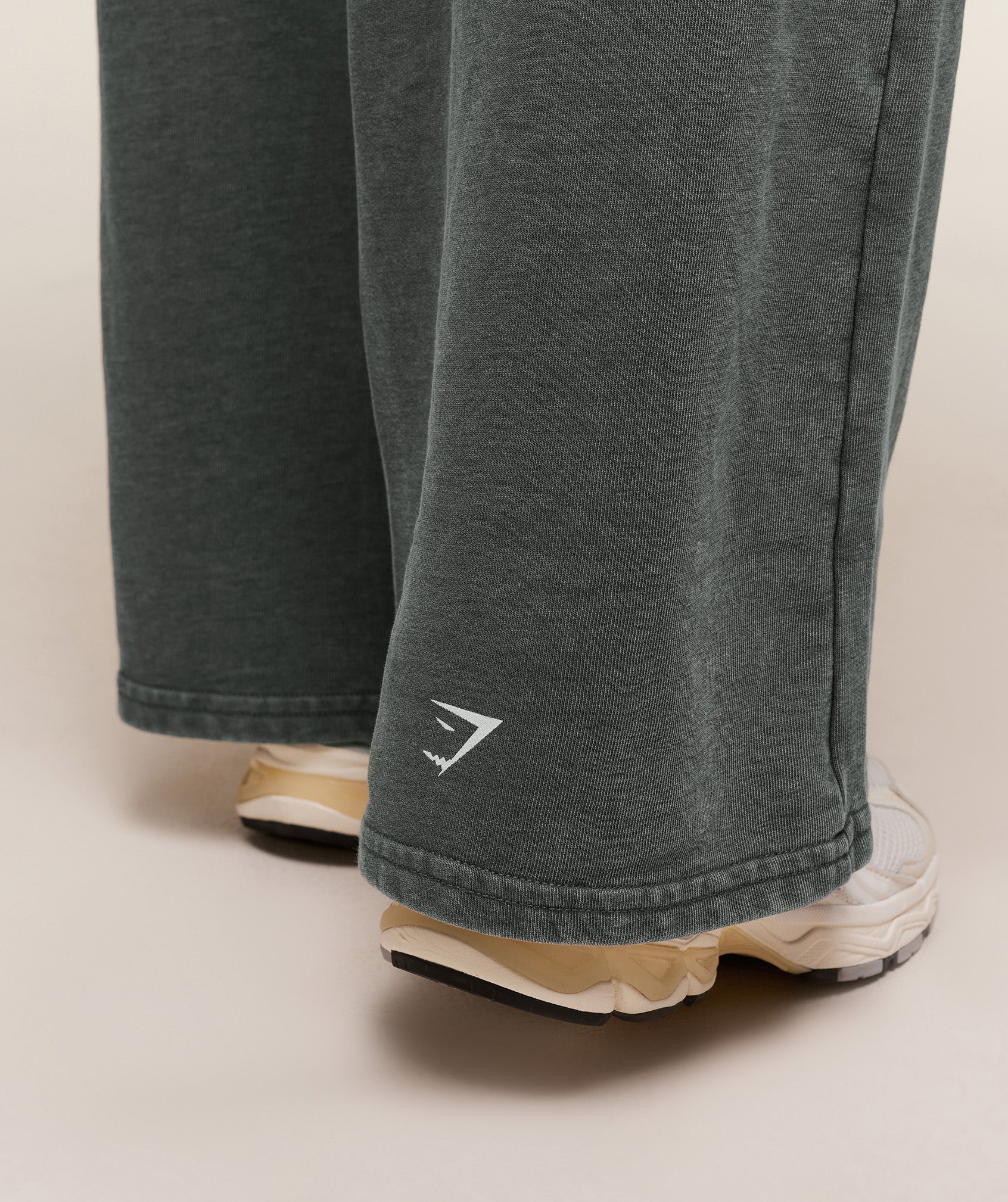 Gymshark Lifting Club 2012 Graphic Wide Leg Joggers - Slate Teal/Wash - Image 5