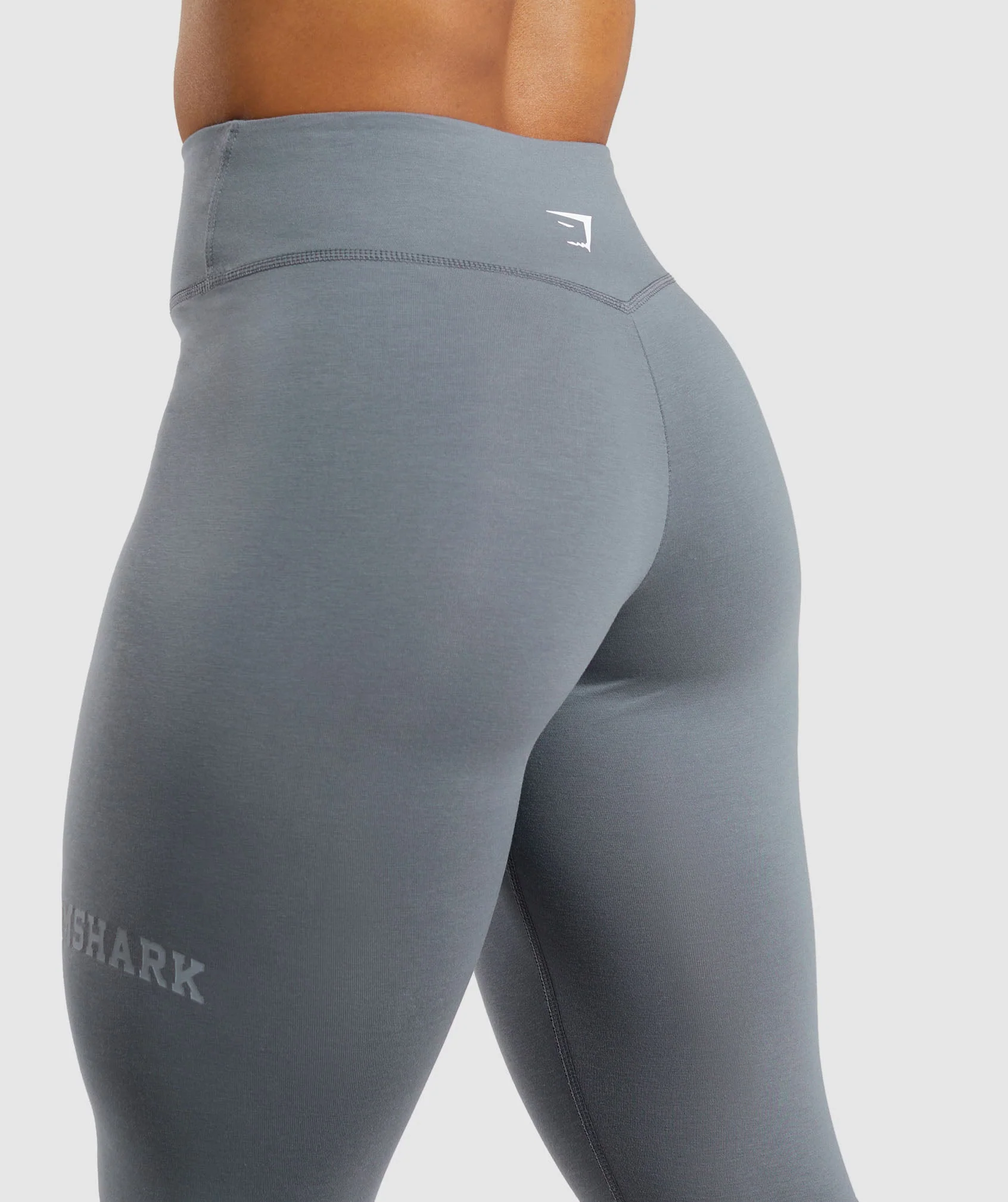 Gymshark Lifting Logo Leggings - Iron Blue - Image 6