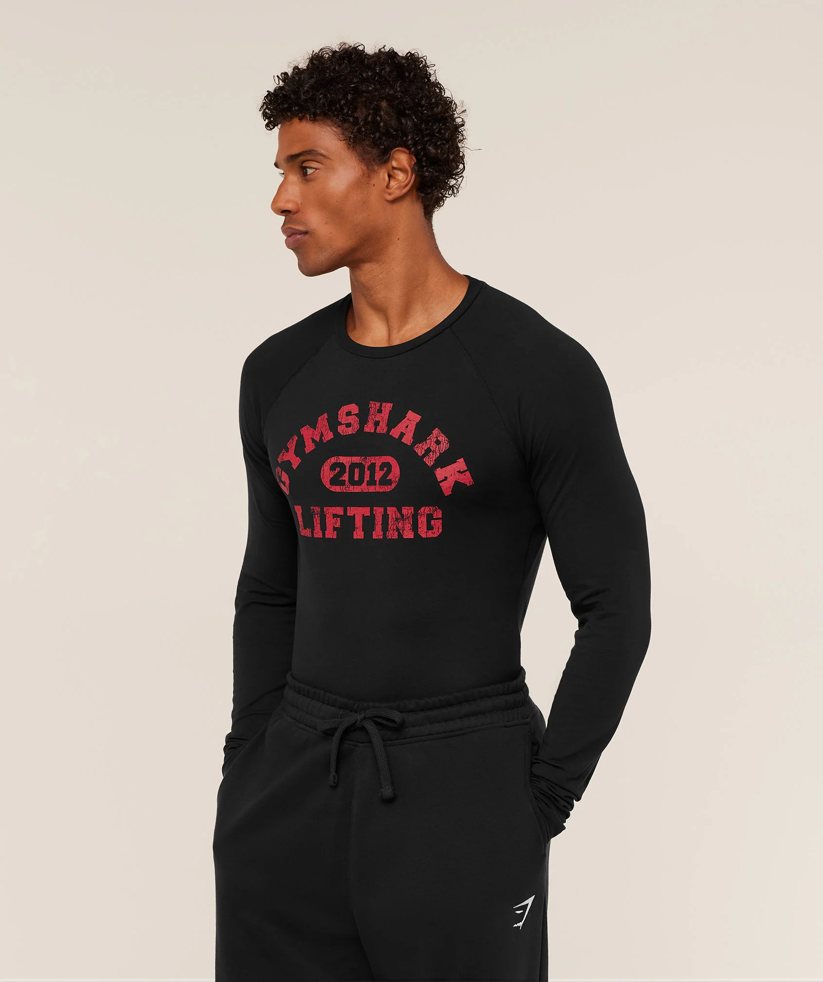 Gymshark Lifting Long Sleeve T-Shirt - Black - Image 3