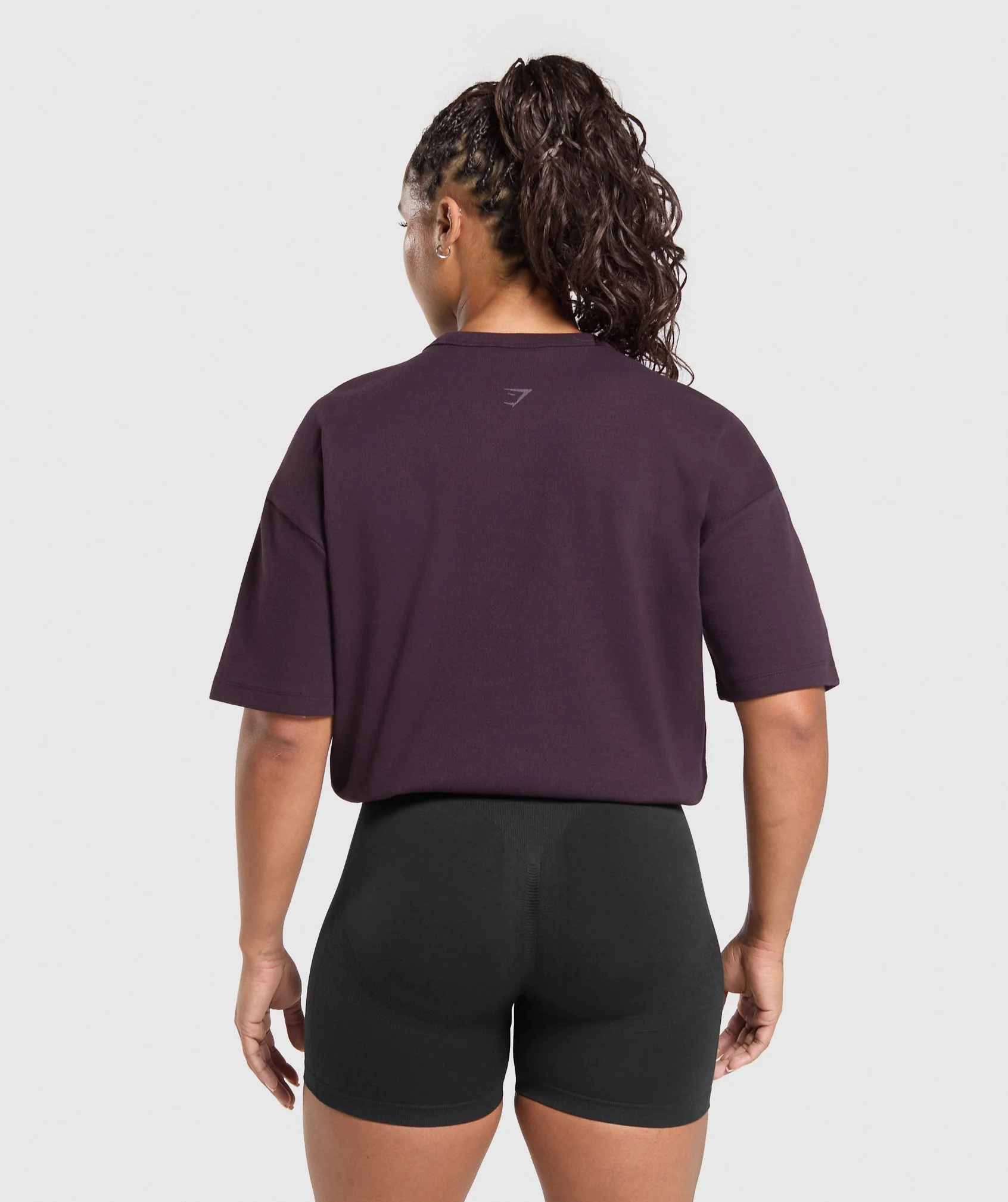Gymshark Lifting Oversized Pump Cover - Plum Brown - Image 4