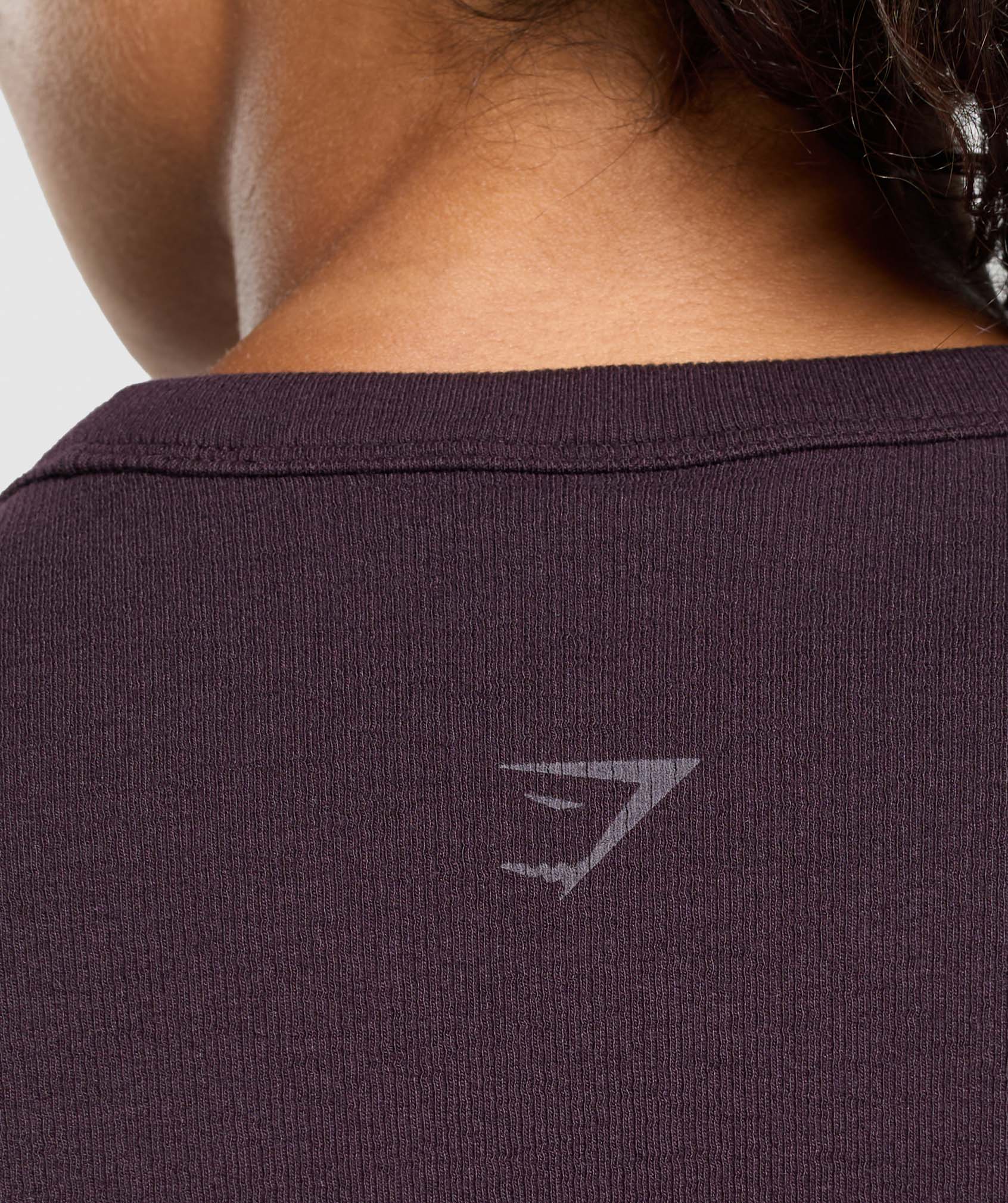 Gymshark Lifting Oversized Pump Cover - Plum Brown - Image 5