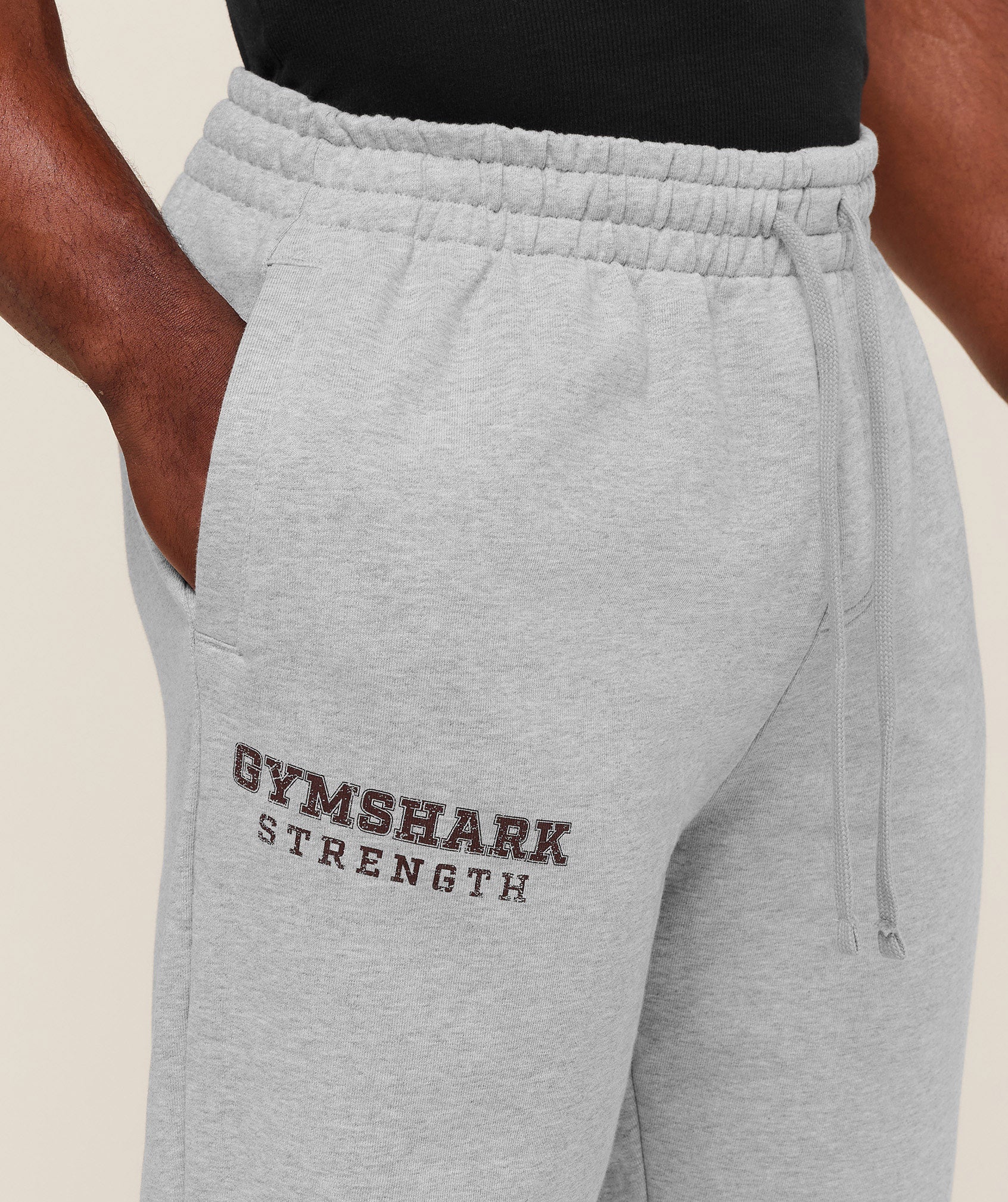 Gymshark Strength Joggers - Light Grey Core Marl - Image 5