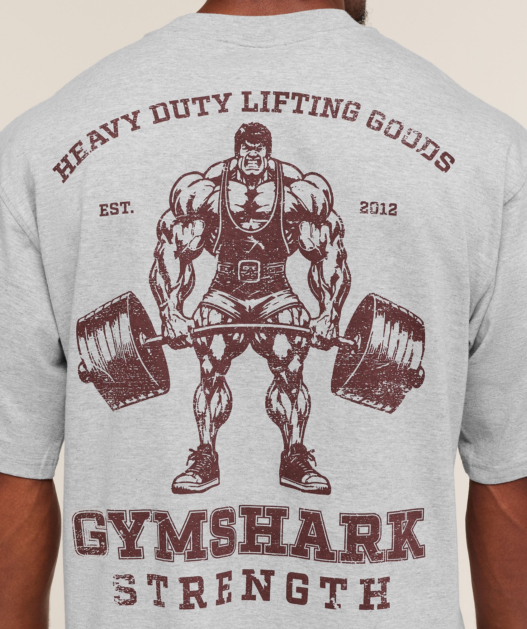 Gymshark Strength T-Shirt - Light Grey Core Marl - Image 5