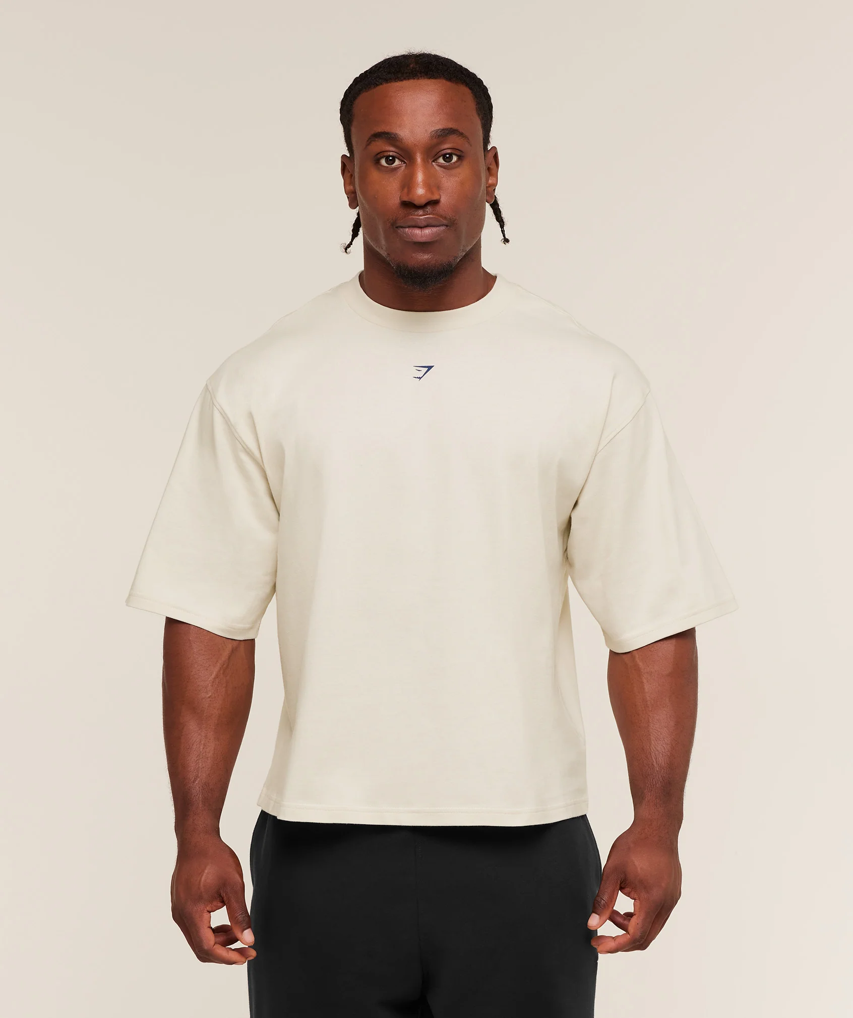 Gymshark Strength T-Shirt - Oat White - Image 2