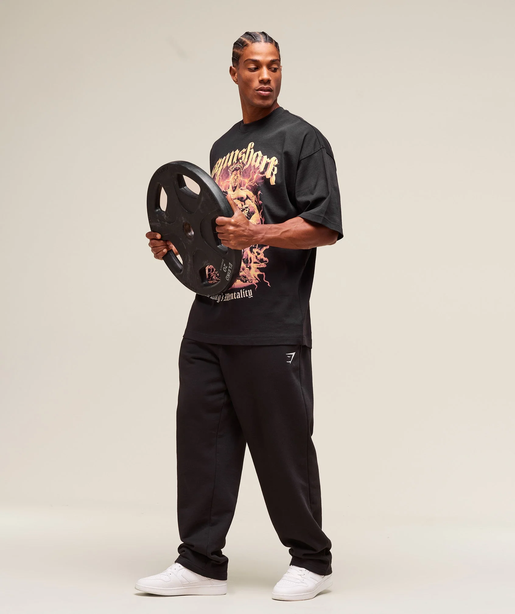 Gymshark x KinGymsharkgym Graphic Tee - Black - Image 5