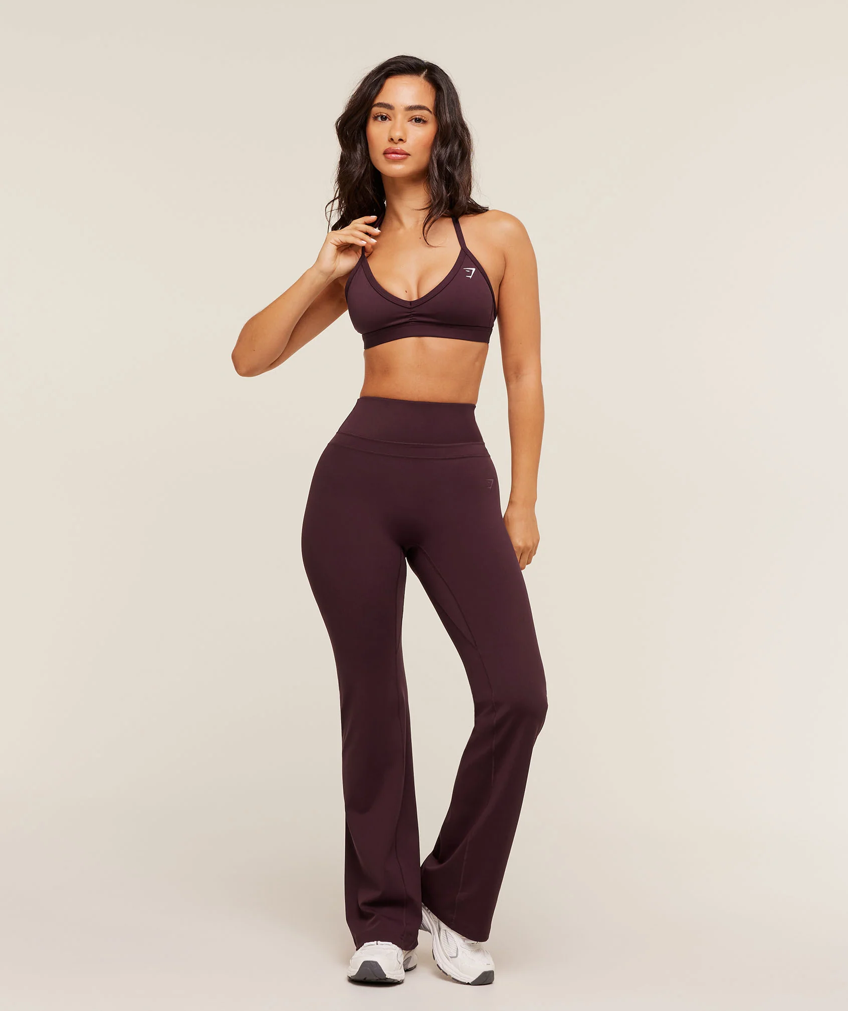 Gymshark Whitney Short Flared Legging - Cherry Purple - Image 4
