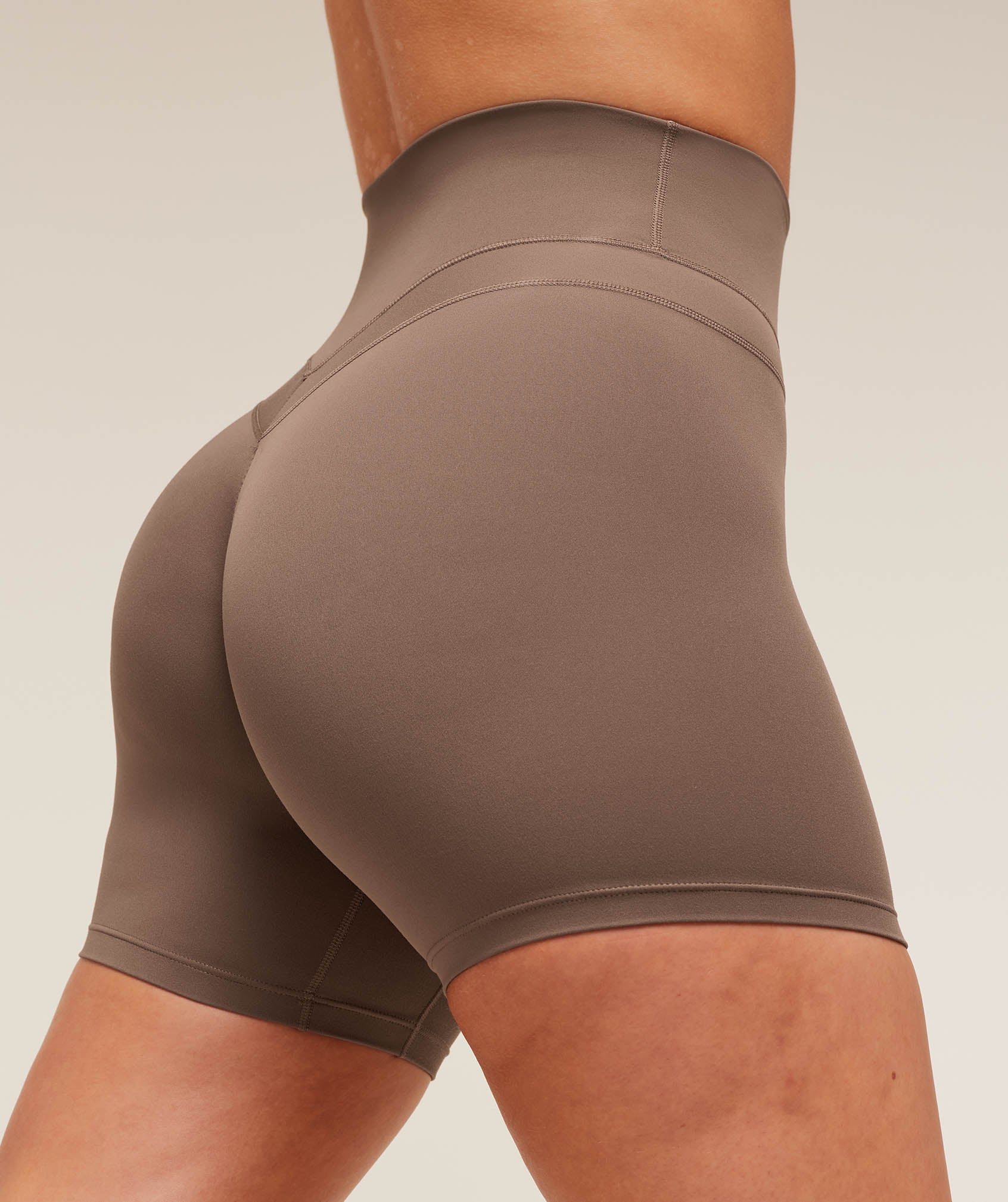 Gymshark Whitney Shorts - Soft Brown - Image 6