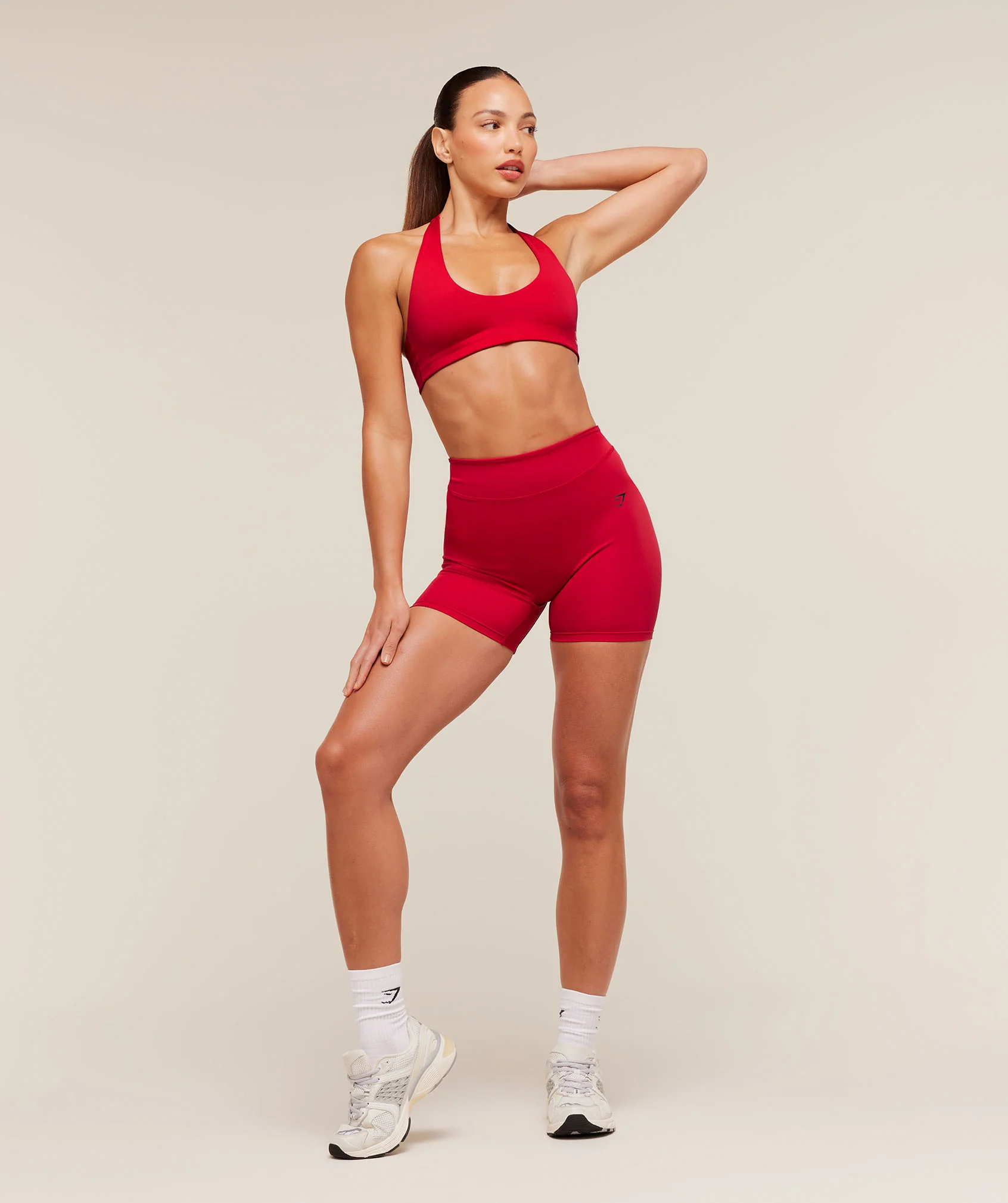 Gymshark Halter Bralette - Carmine Red - Image 4