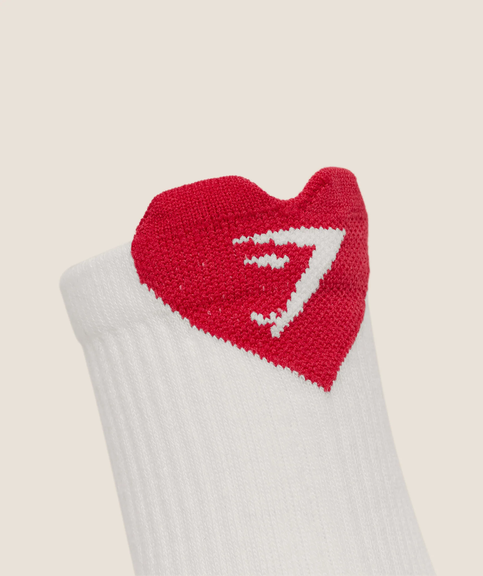 Gymshark Heart Graphic Midi Socks 3pk - GS White - Image 2