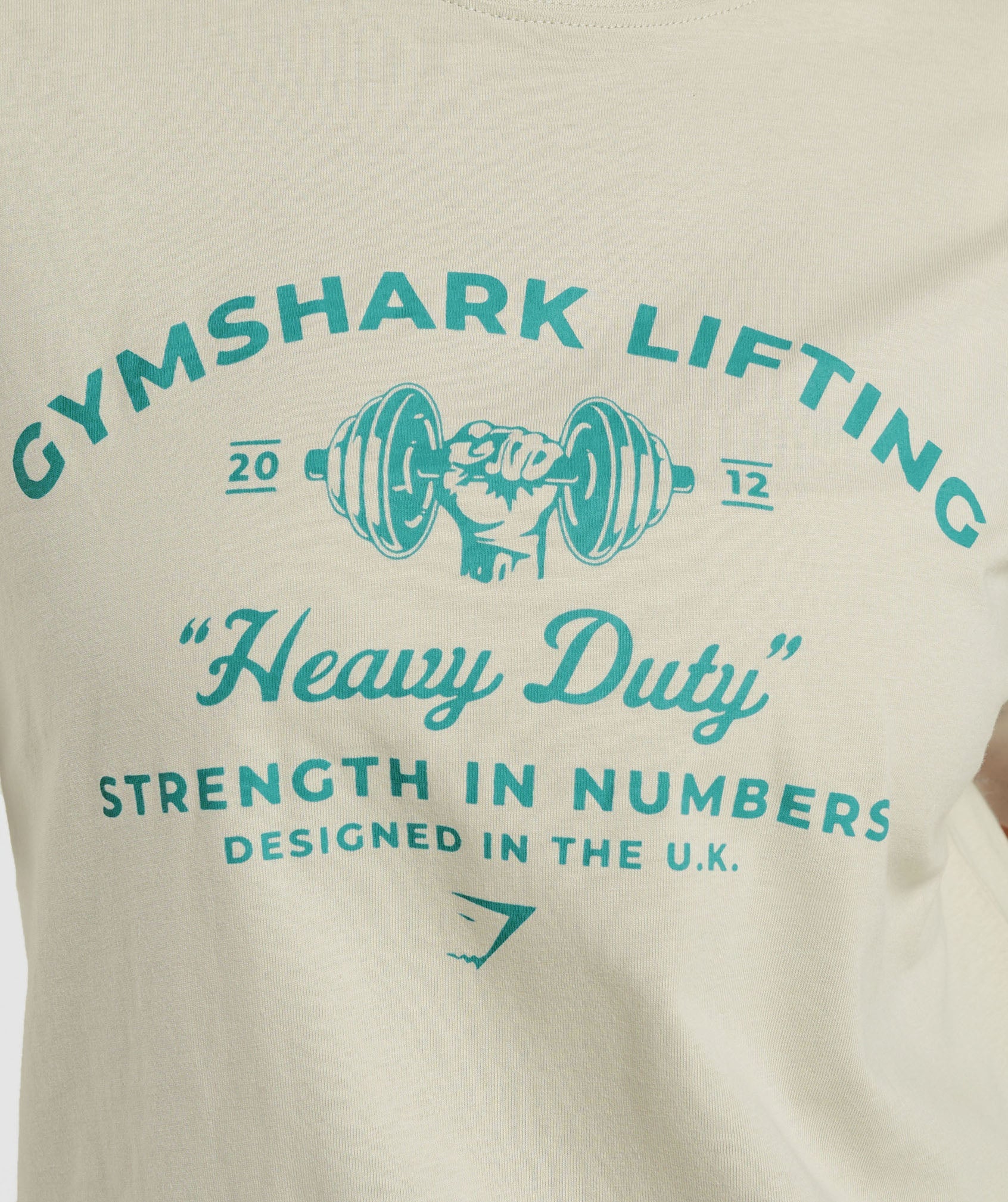 Gymshark Heavy Duty Oversized T-Shirt - Pebble Grey - Image 5