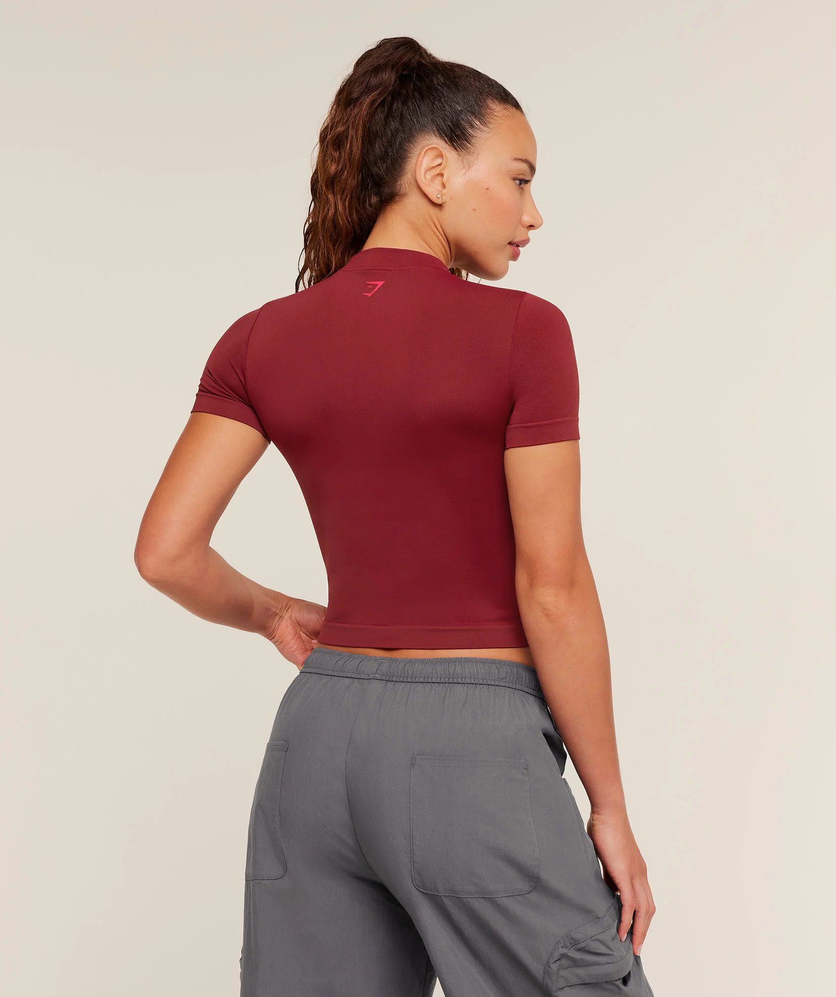Gymshark Heavy Duty Seamless T-Shirt - Sets Red - Image 2