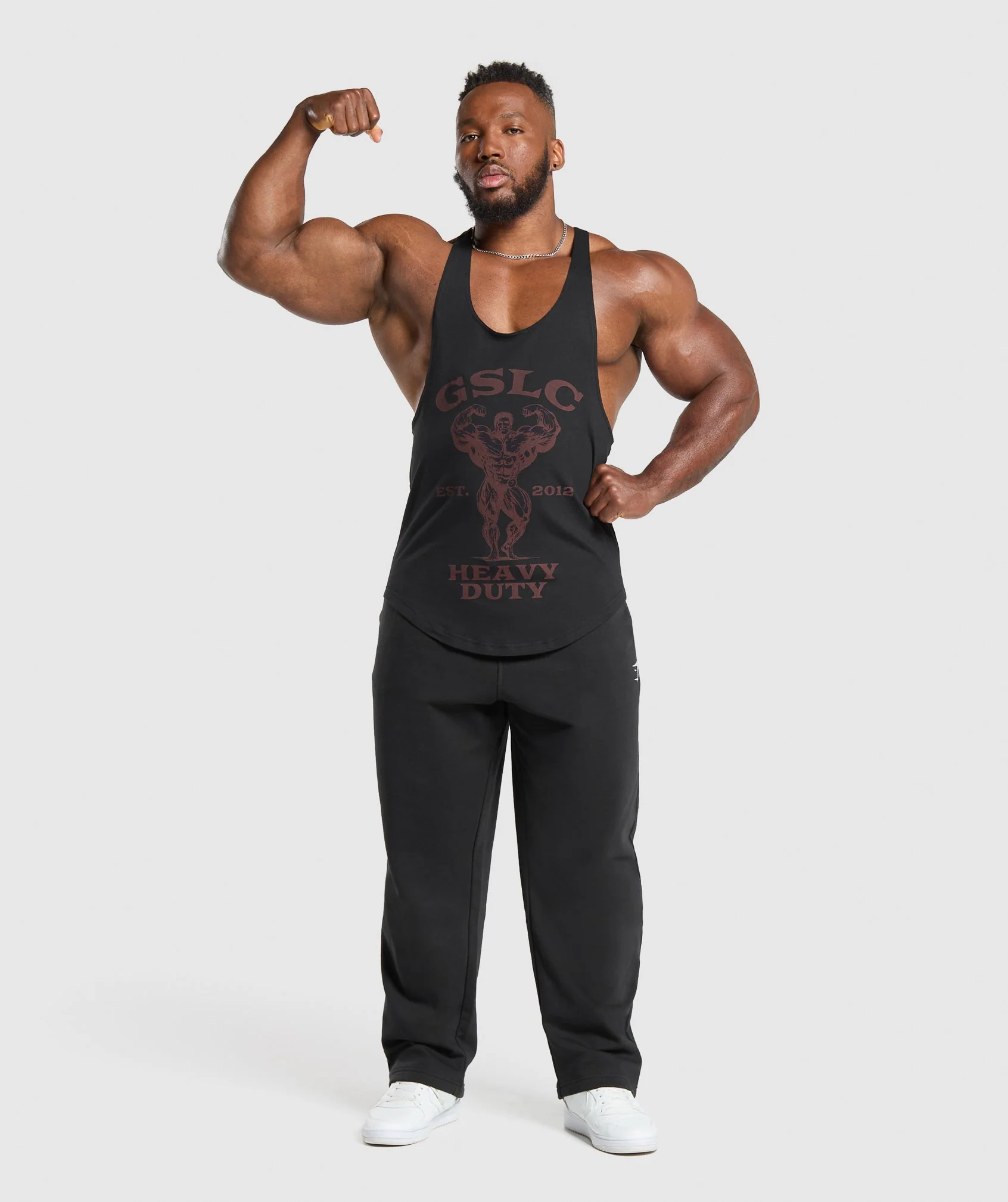 Gymshark Heavy Duty Stringer - Black - Image 4
