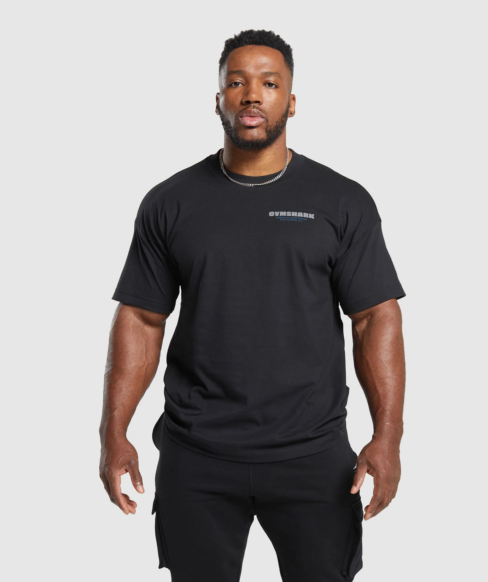 Gymshark Heavy Metal T-Shirt - Black - Image 2