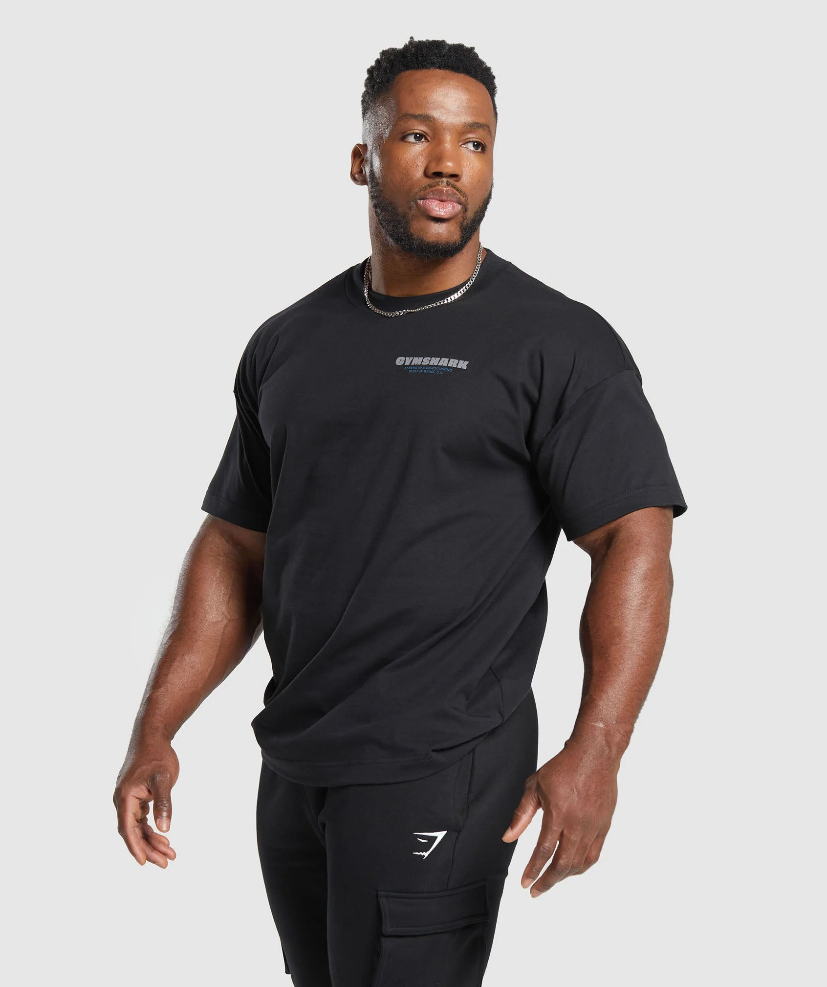Gymshark Heavy Metal T-Shirt - Black - Image 3