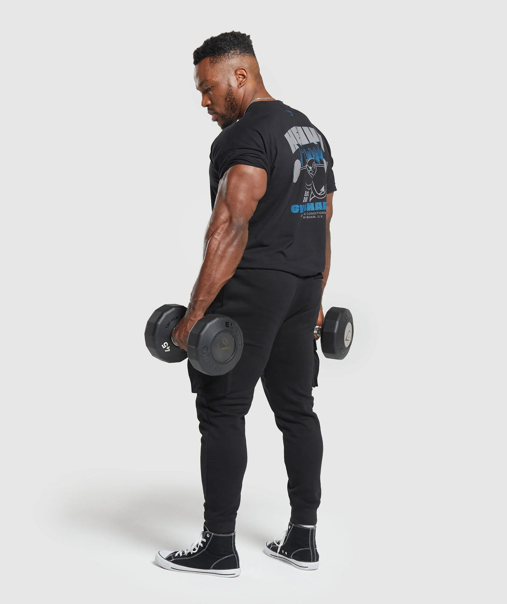 Gymshark Heavy Metal T-Shirt - Black - Image 4