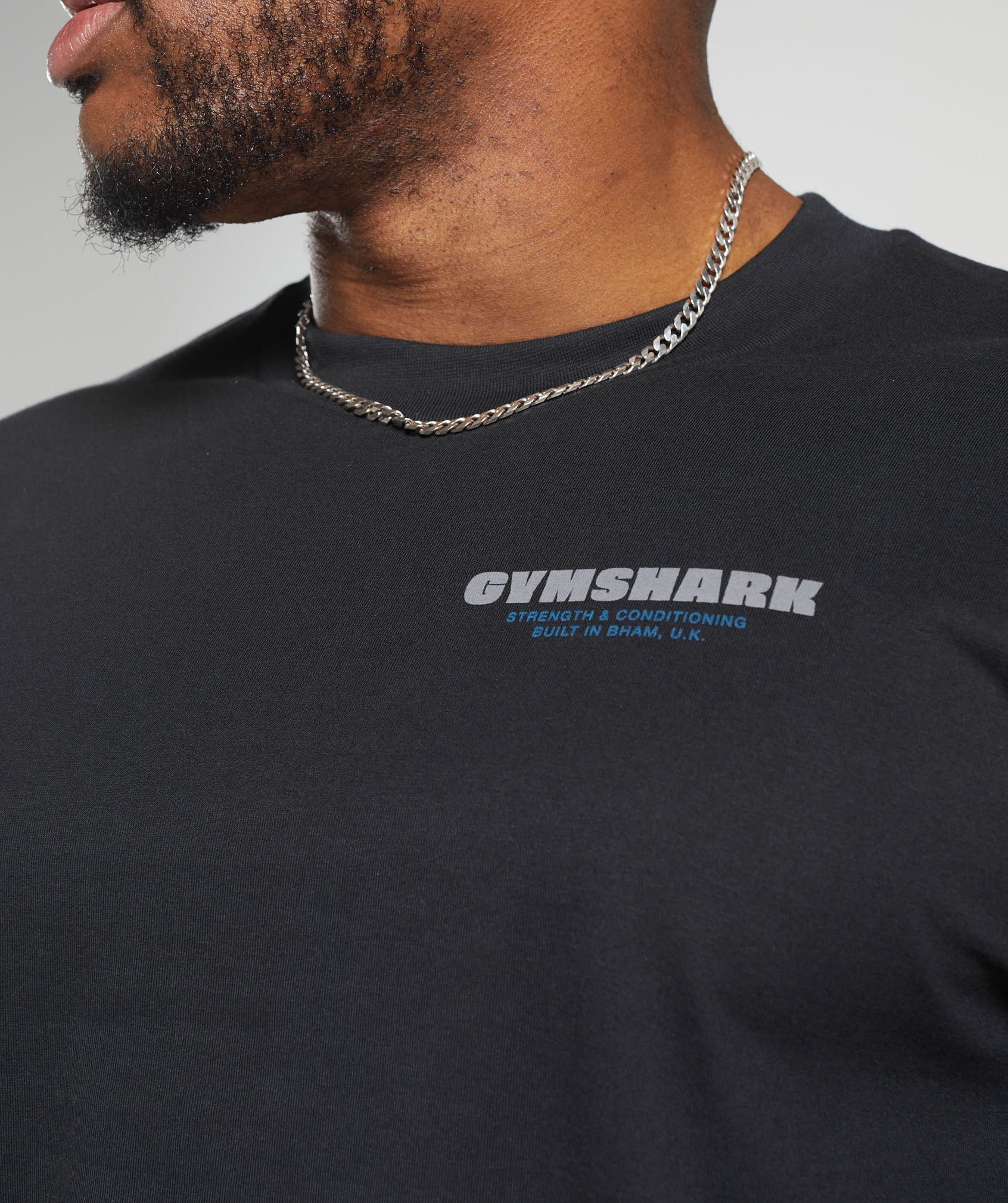 Gymshark Heavy Metal T-Shirt - Black - Image 5
