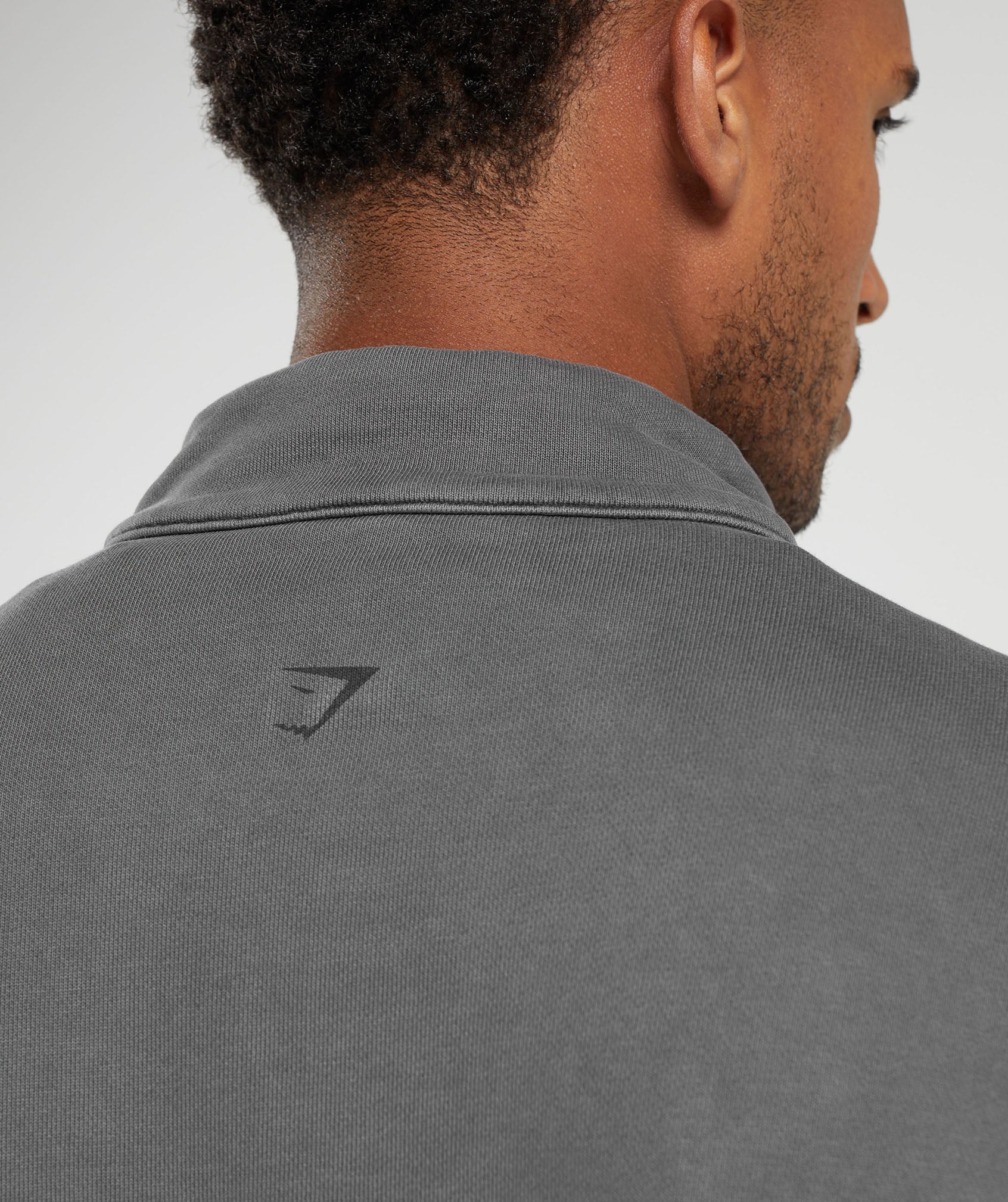 Gymshark Heavyweight 1/4 Zip - Black - Image 5